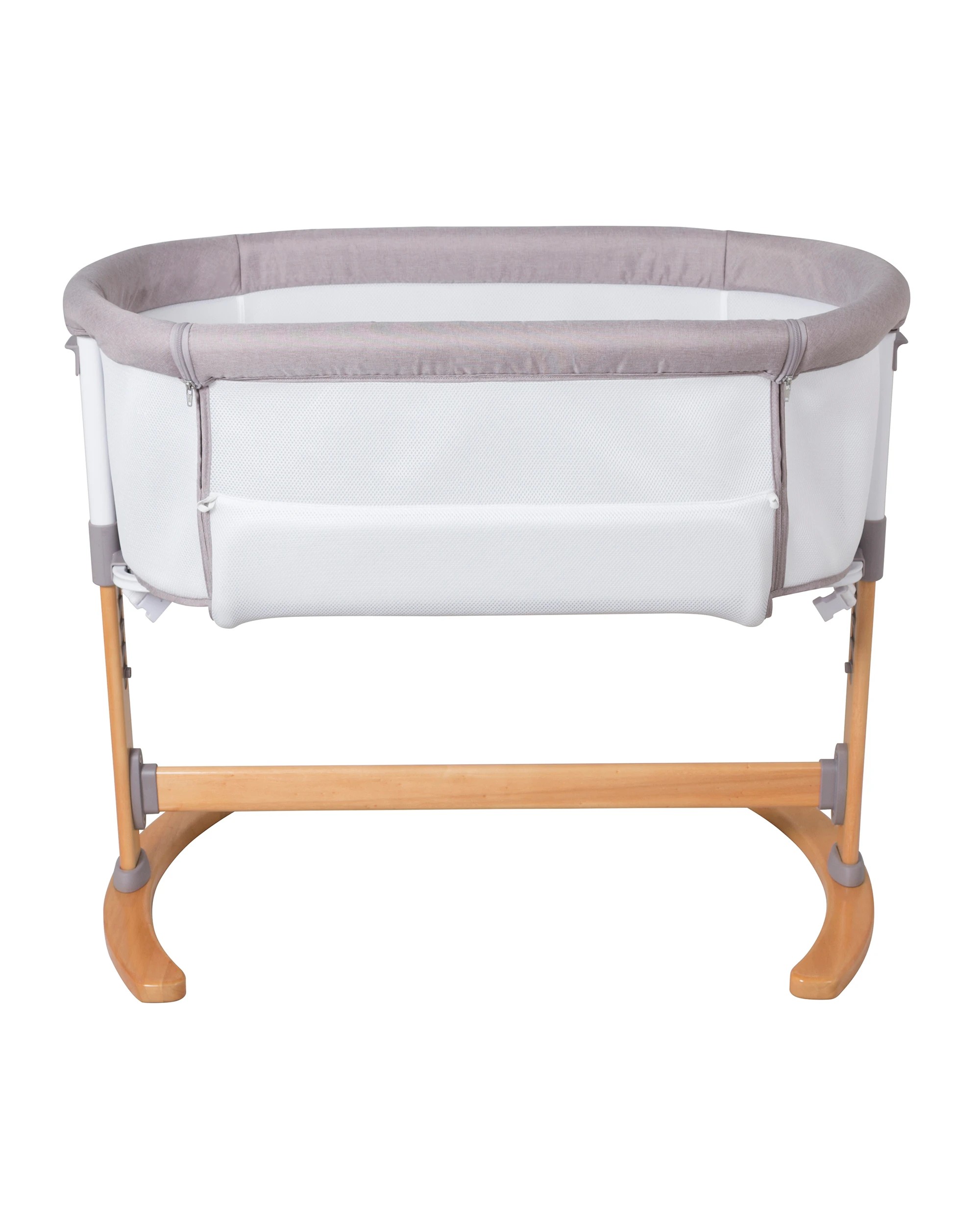 3 Childcare Osmo Breathable Bedside Sleeper - Beech - Natural, 3 of 5