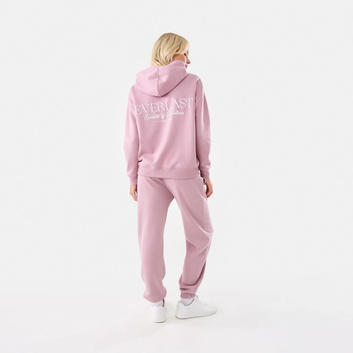 4 Everlast Womens Street Oversized Hoodie Dusty Pink, 4 of 10