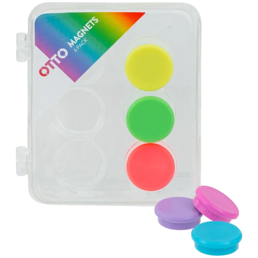 2 Otto Round Magnets Assorted 6 Pack, 2 of 3