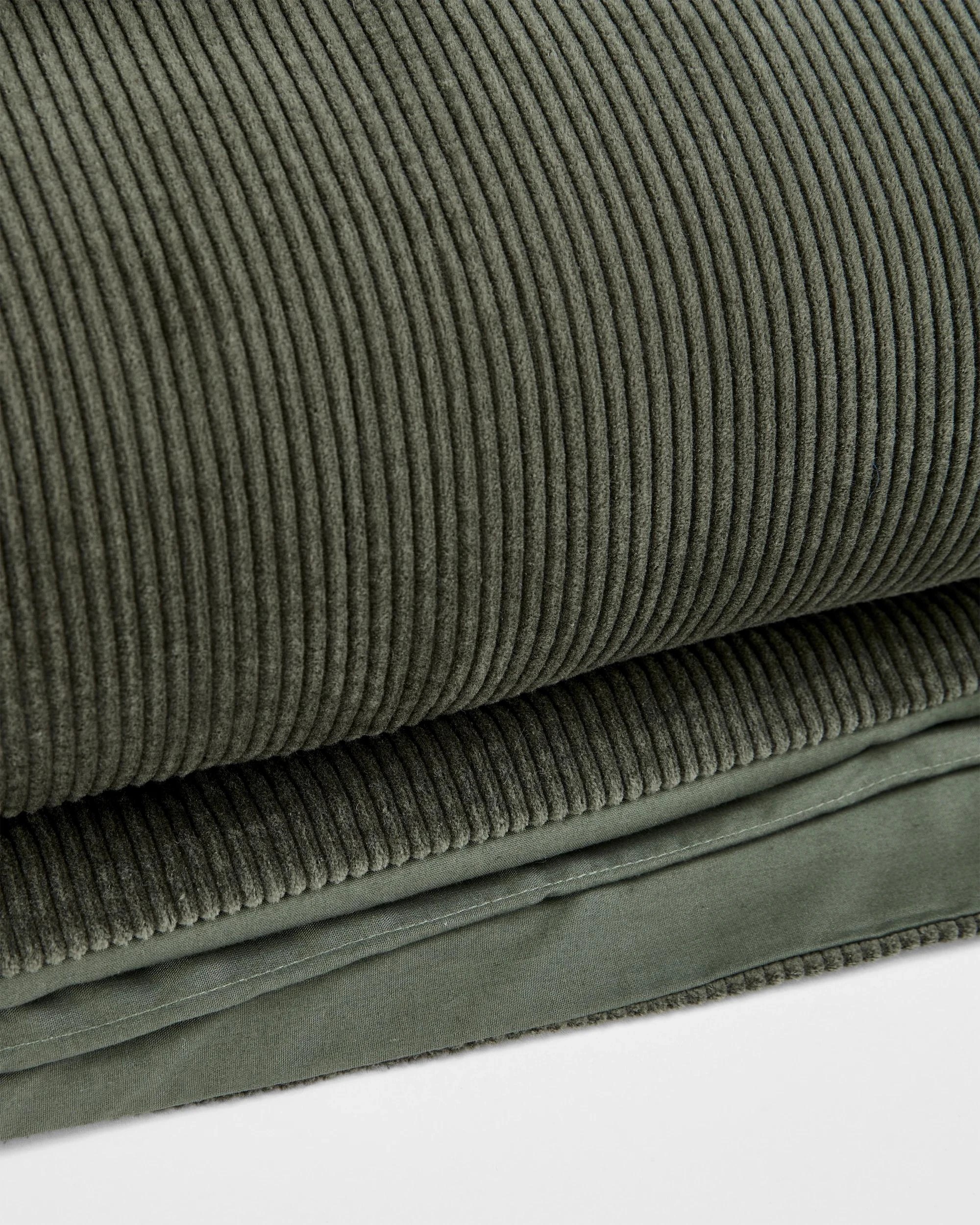 8 Target Zander Australian Cotton Corduroy Quilt Cover Set - Super King Bed - Green, 8 of 9