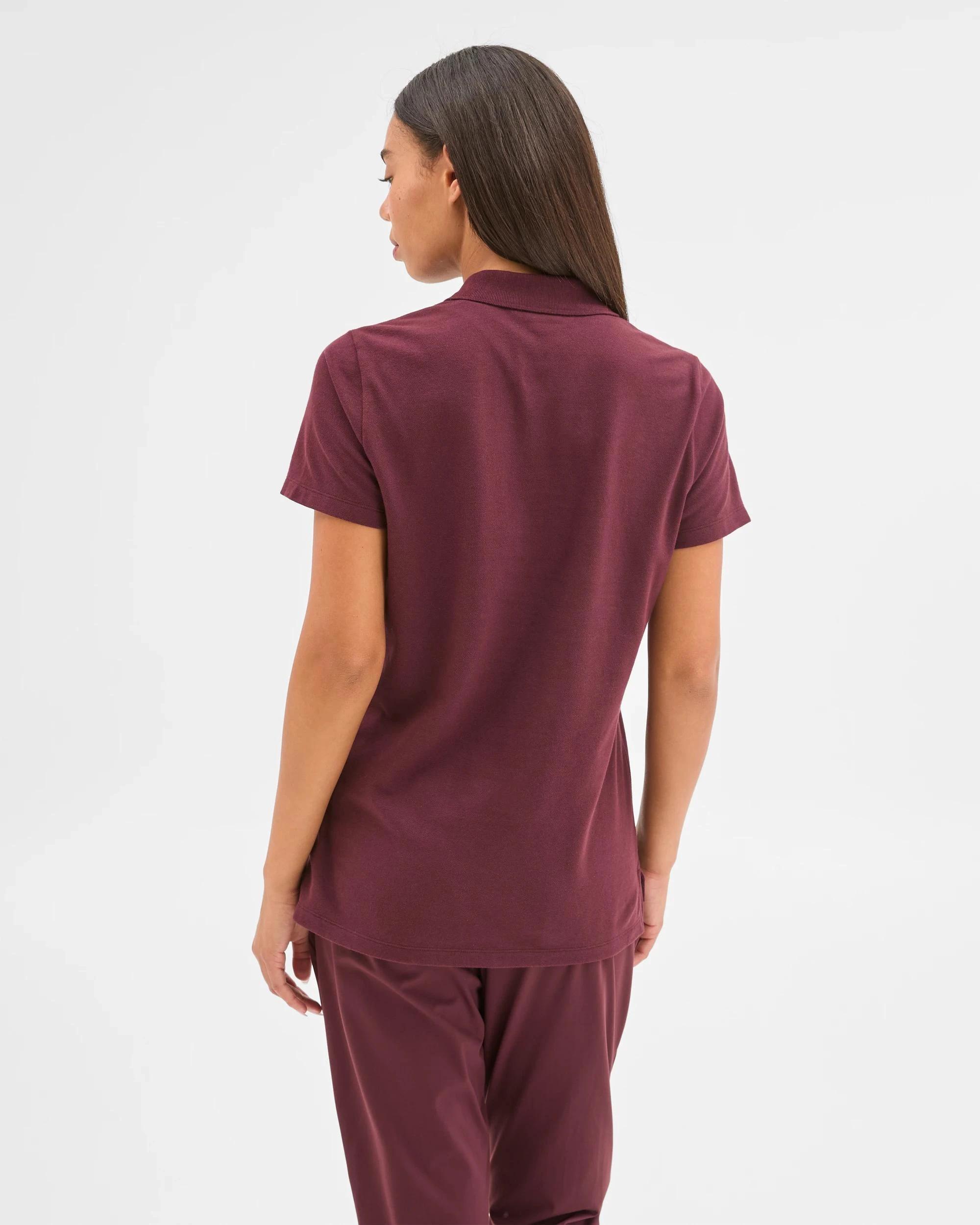 7 Target Active Australian Cotton Polo T-Shirt WINE, 7 of 7