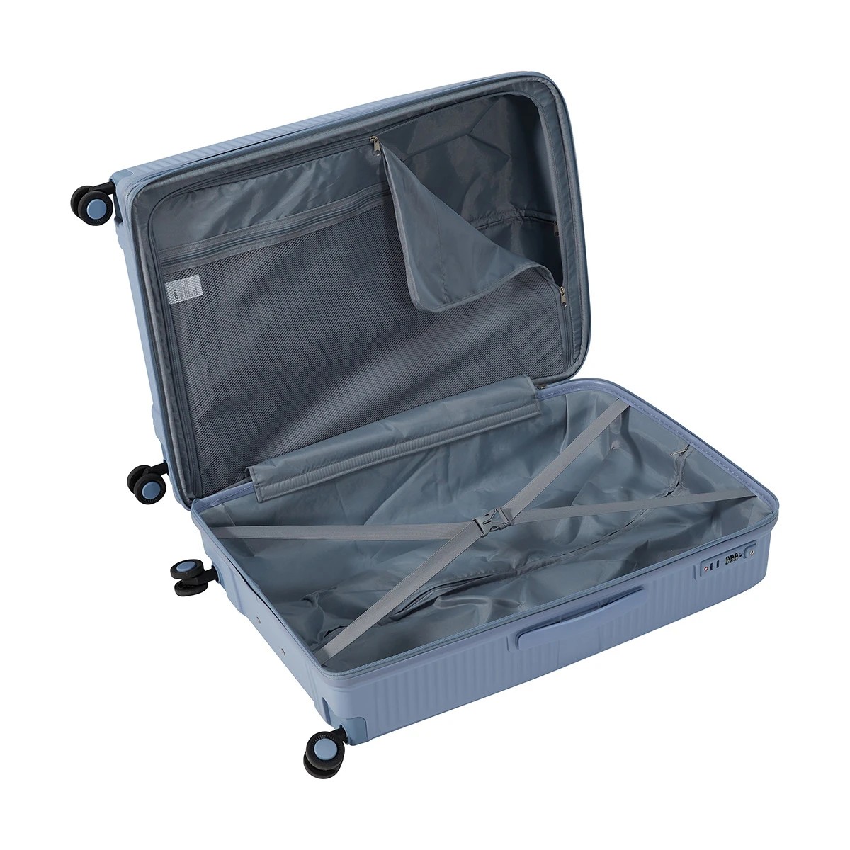 3 72cm Premium Hard Case 8 Wheels - Blue, 3 of 8