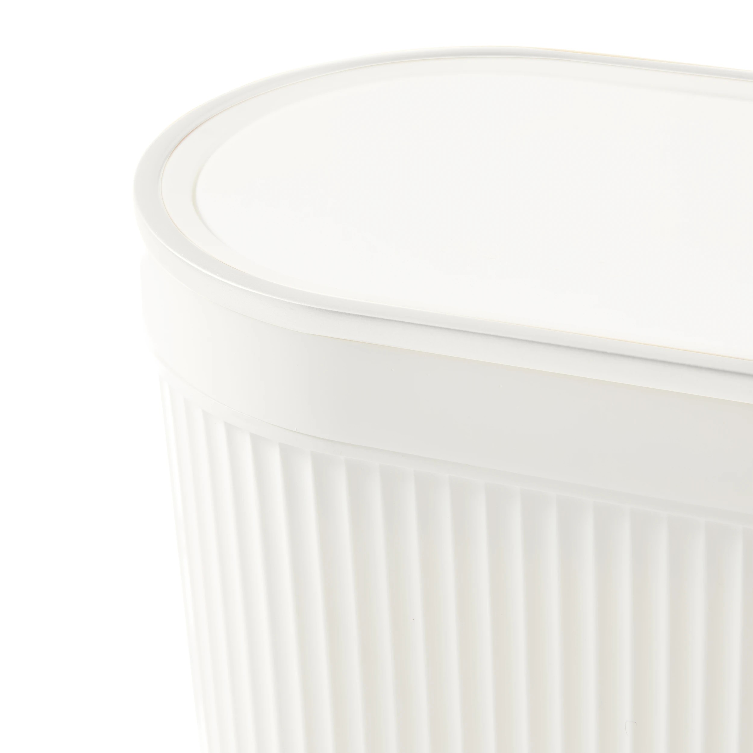 9 8L Push Top Bin - White, 9 of 10