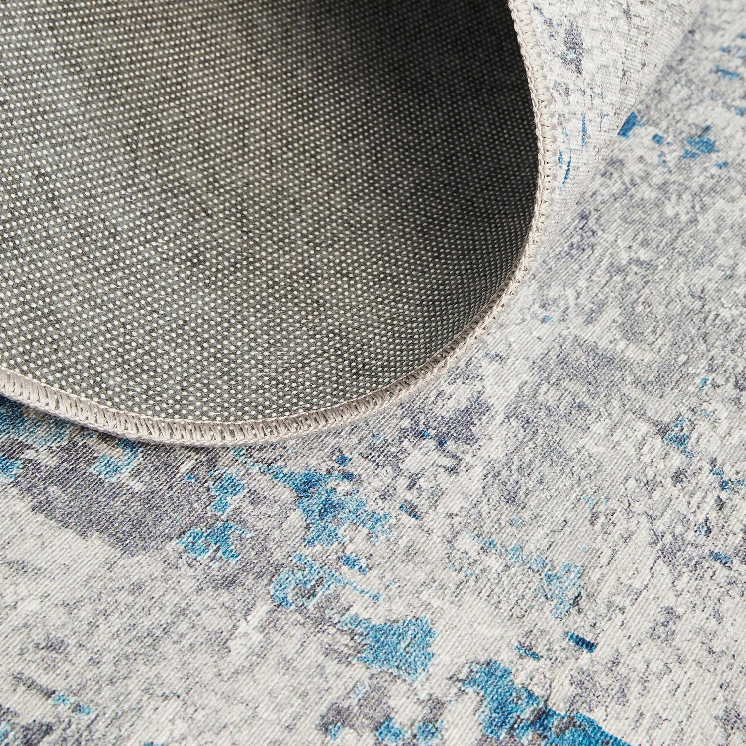 8 Common Ground Rugs Bazaar 132 300x80cm - Medium Runner Rug - Blue, 8 of 8