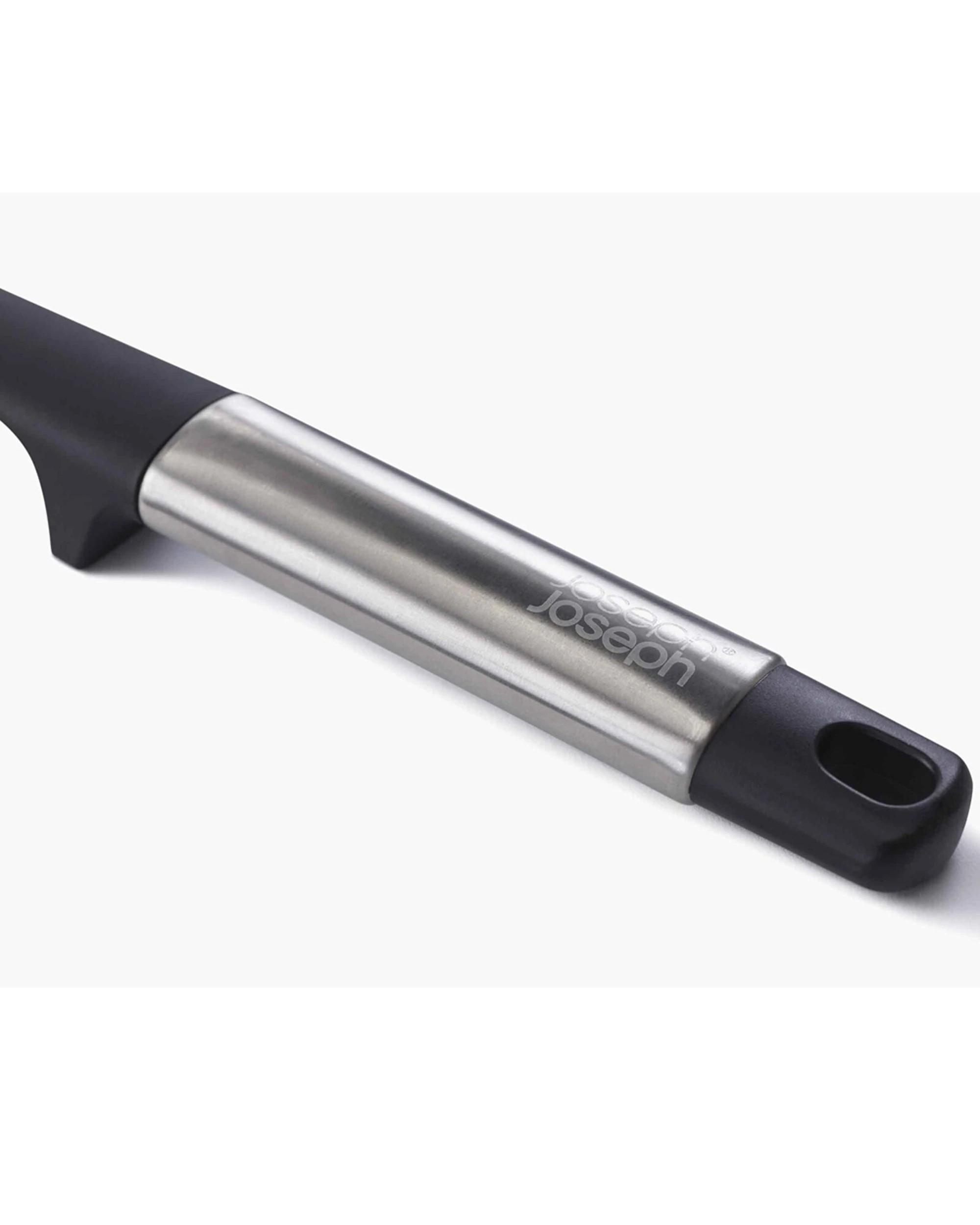 4 Joseph Joseph Elevate Silicone Steel Slotted Turner 30.5cm Weighted Handle - Black, 4 of 6