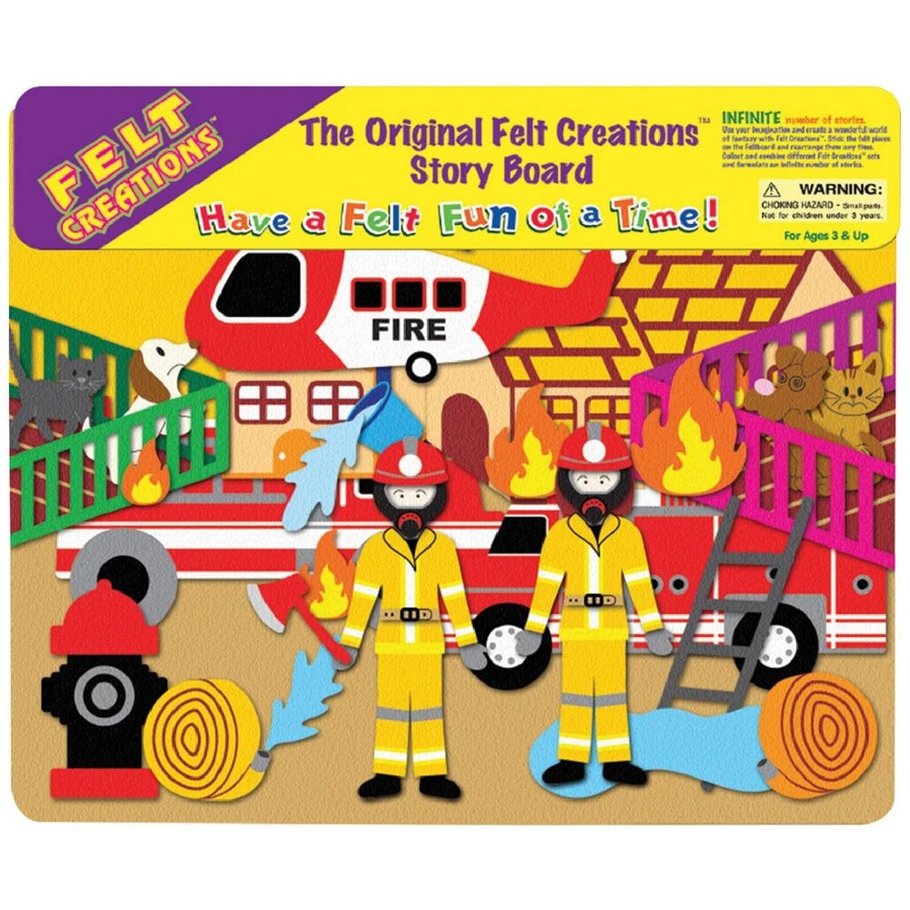 1 Felt Creations Fire Engine Storyboard Set, 1 of 1