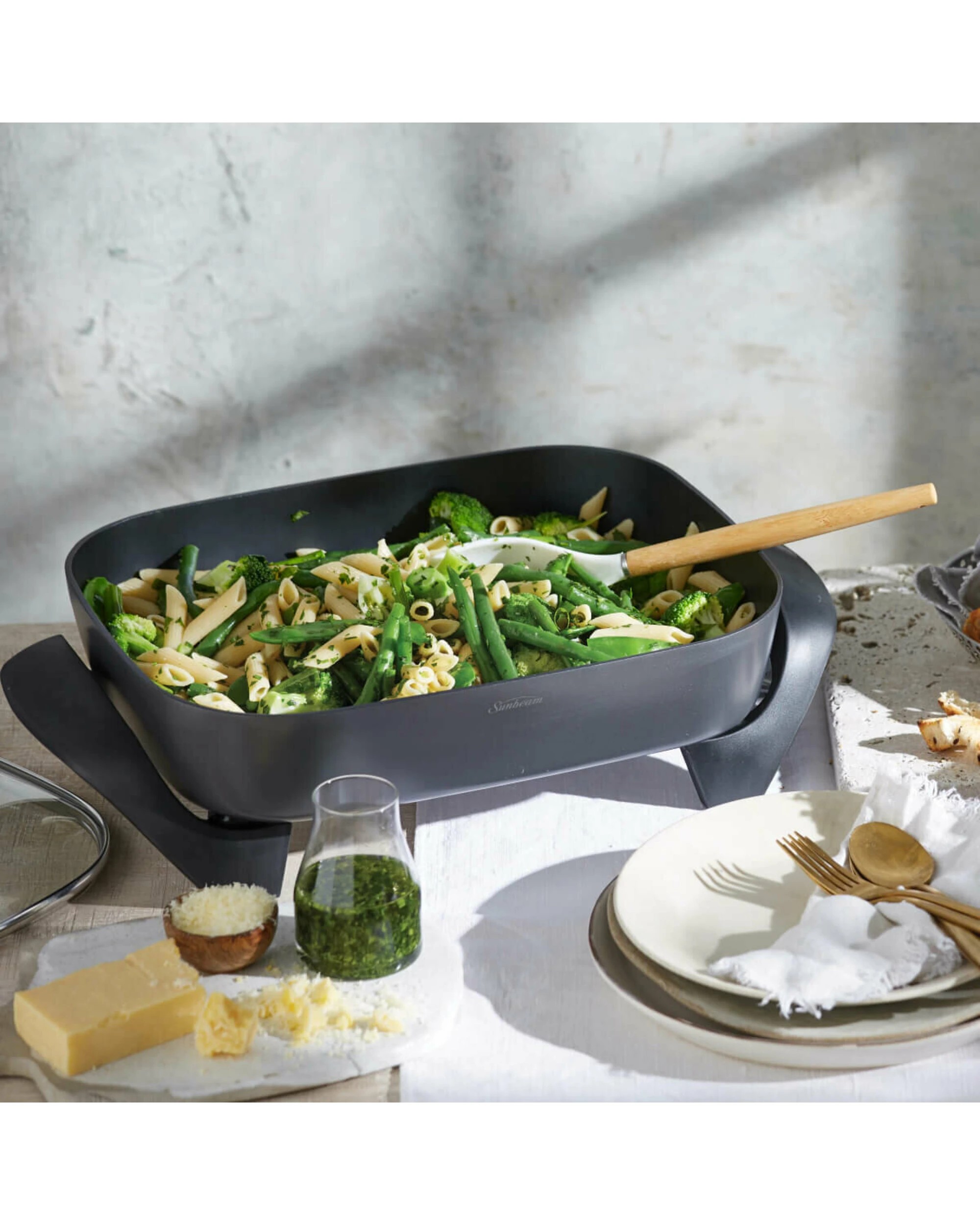 2 Sunbeam DiamondForce Brekky & Banquet Frypan And Skillet Set, 2 of 2