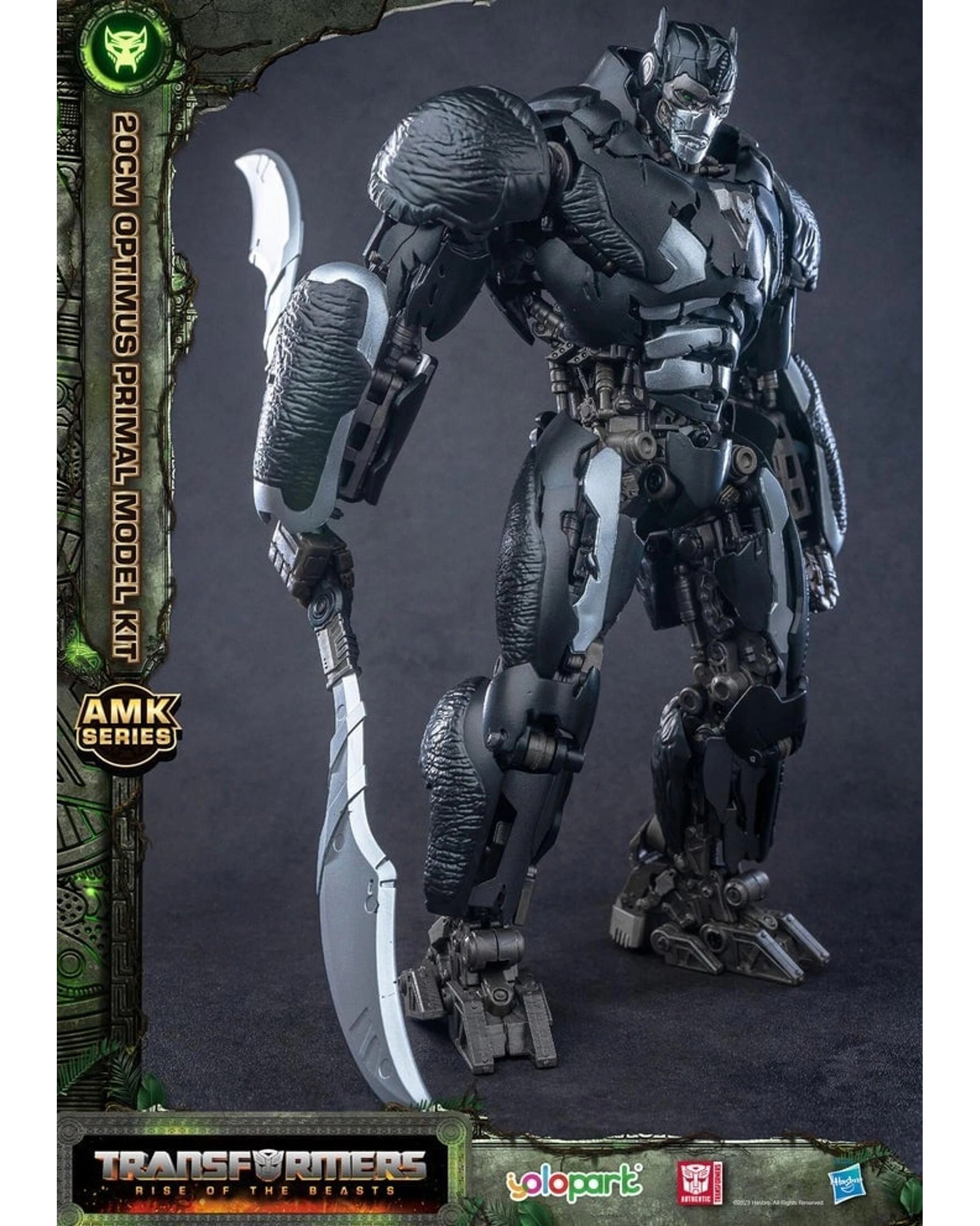2 Yolopark Transformers: Rise of the Beasts Optimus Primal AMK Series 20cm Advance Model Kit, 2 of 6