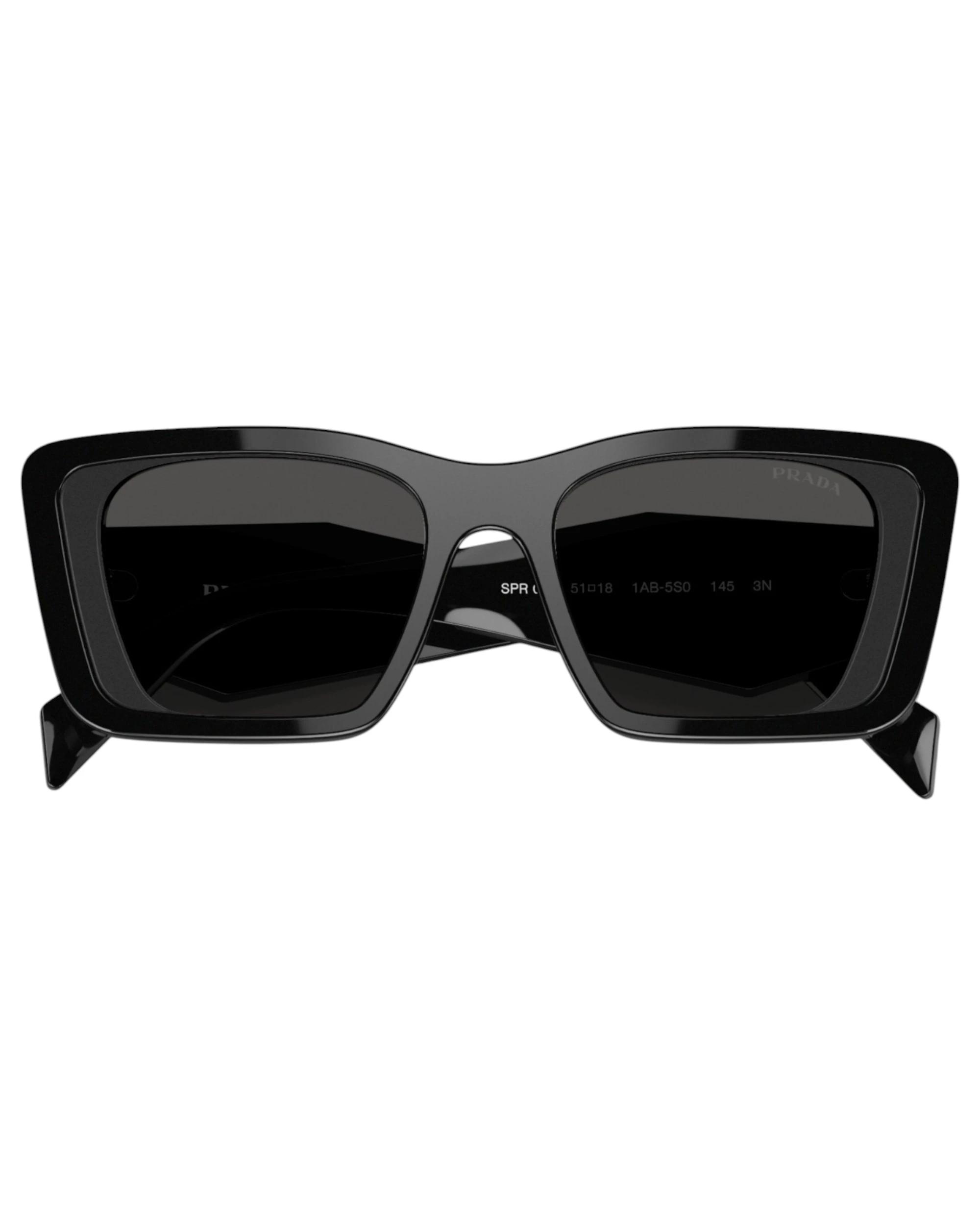 3 Prada Womens Symbole Sunglasses PR08YS Sunnies BLACK/DARK GREY, 3 of 5