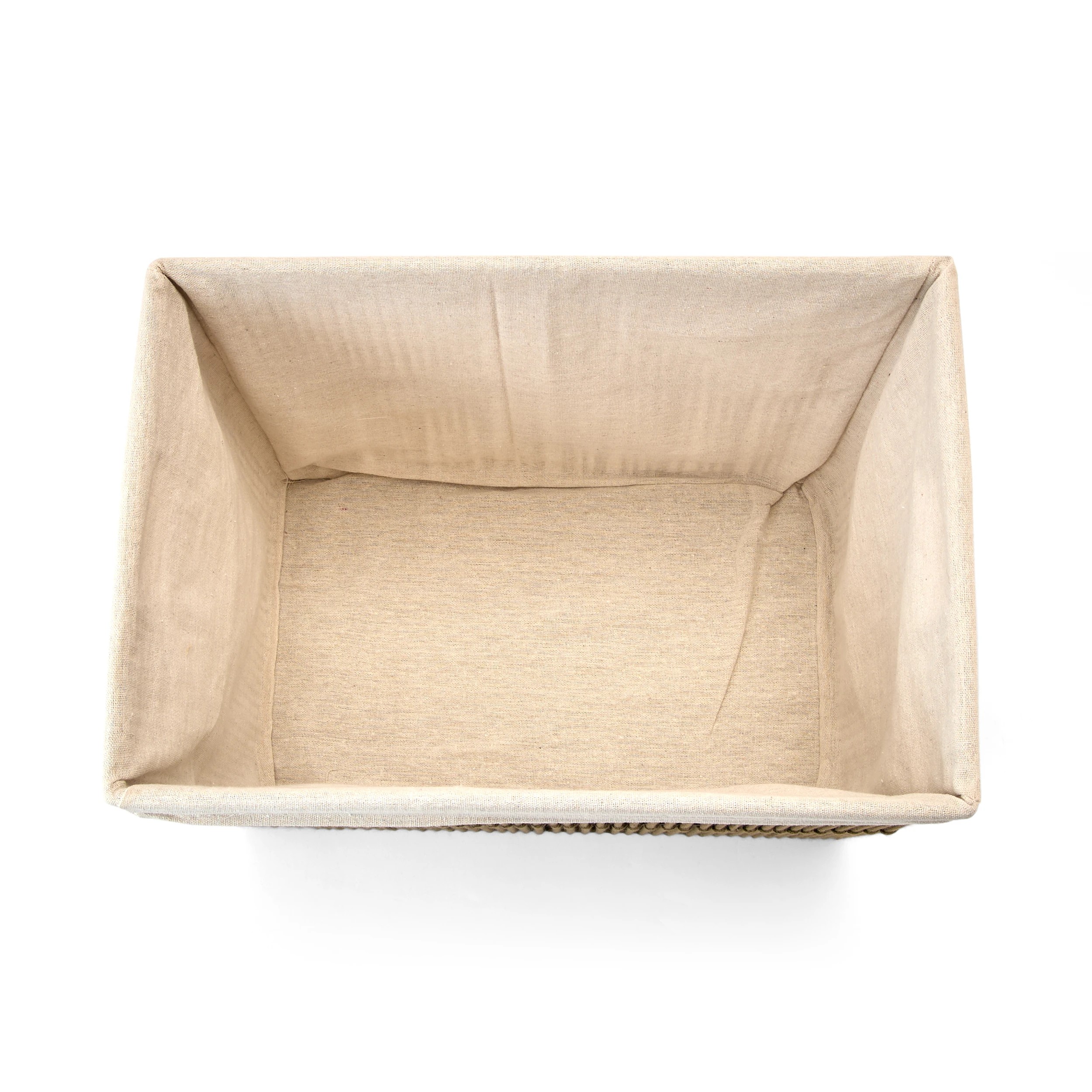 8 Rope Rectangle Basket - Green, 8 of 8