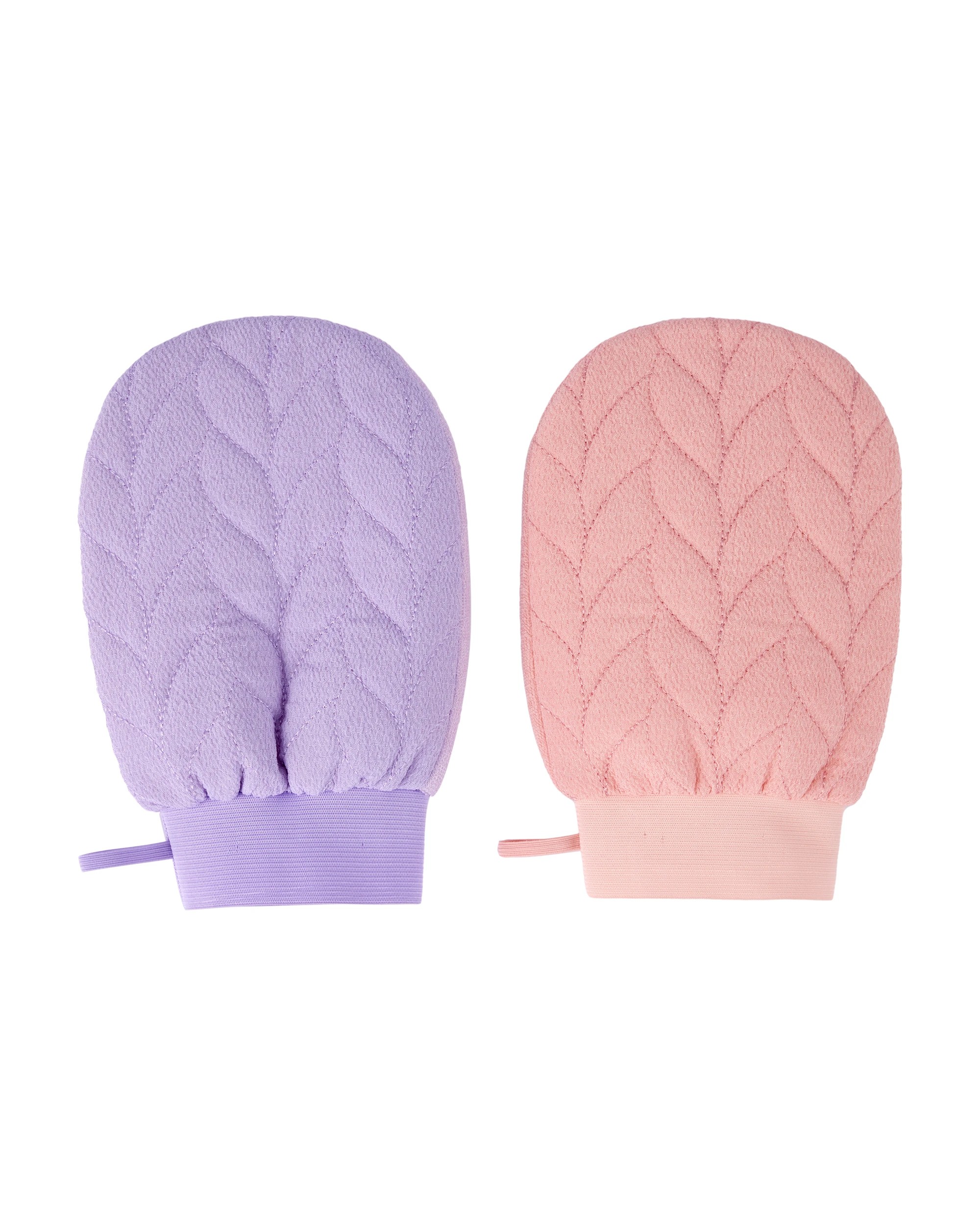 1 OXX Bodycare 2 Piece Exfoliating Mitt, 1 of 5
