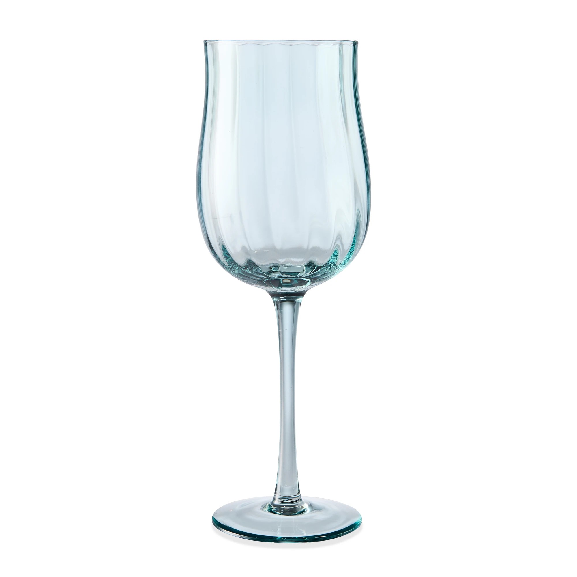 2 4 Green Tulip Wine Glasses, 2 of 7
