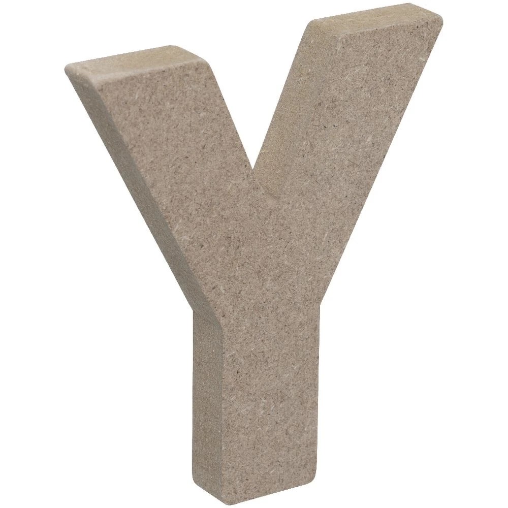 3 Born Wooden Alphabet Letter Y 10cm, 3 of 3