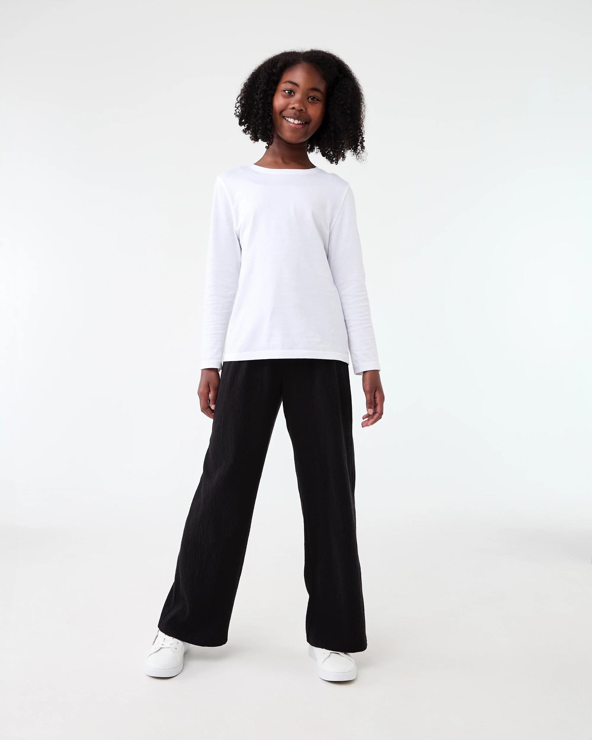 5 Crinkle Pants BLACK, 5 of 6