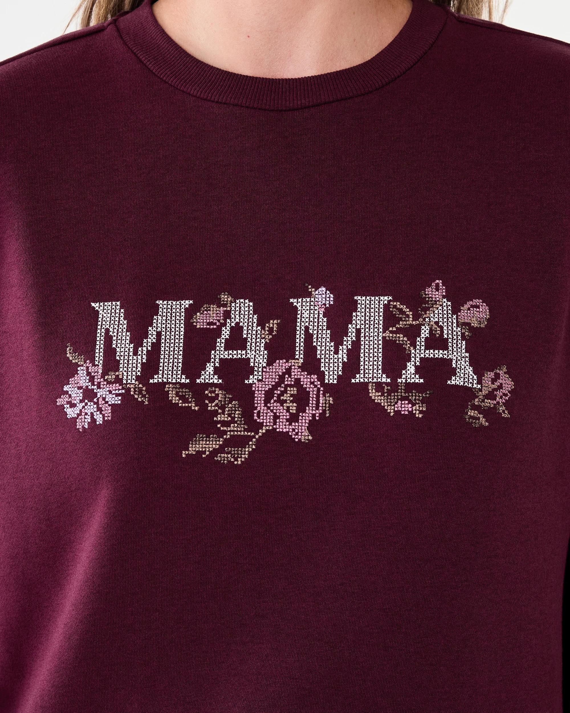 6 Sweat Top and Flannel Pants Pyjama Set Mama, 6 of 7