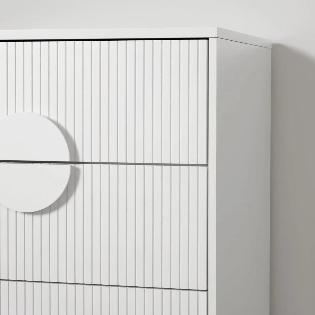 6 Stevie 4 Drawer Chest - White, 6 of 9