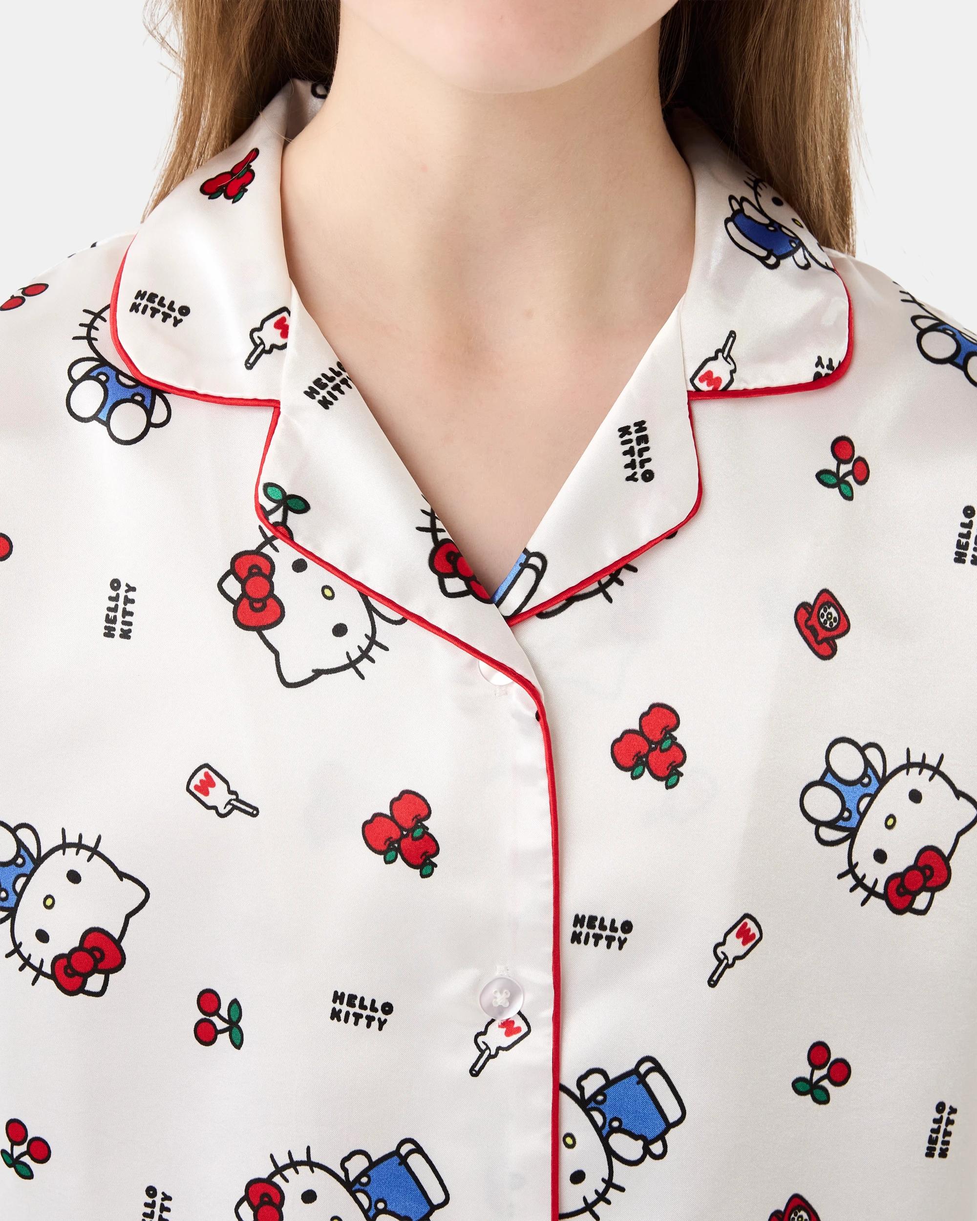 4 Hello Kitty License Satin Pyjama Set H Kitty, 4 of 8