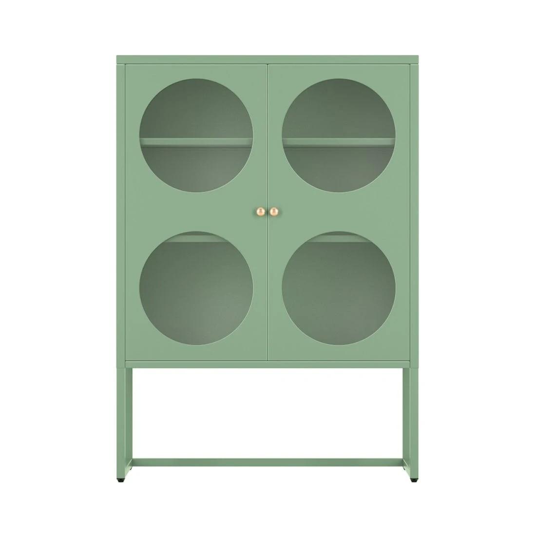 5 Artiss Buffet Sideboard Metal Cabinet - Green, 5 of 8