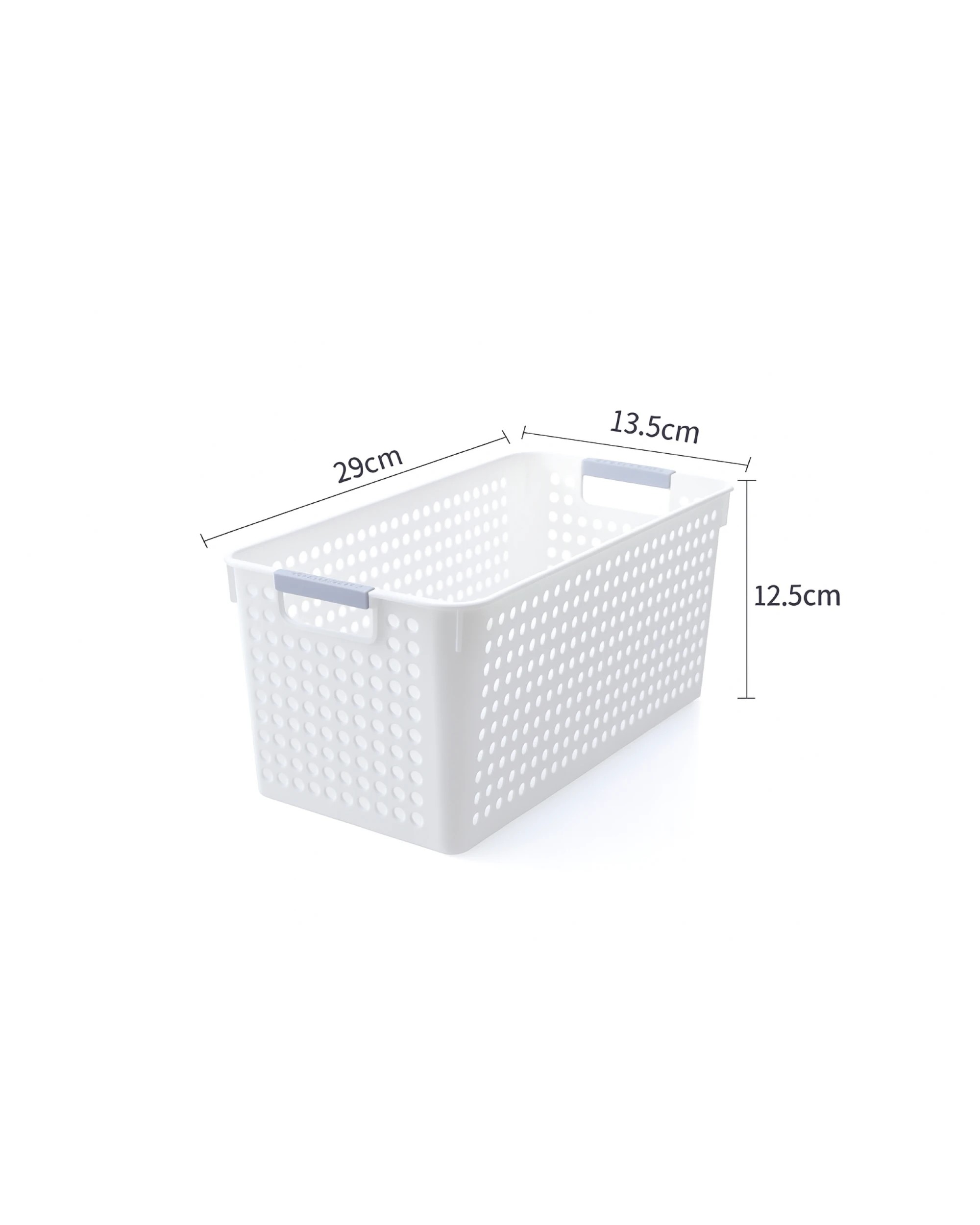 7 BR Home Premium Plastic Storage Basket with Grip Handles - 36 Pack, 7 of 7