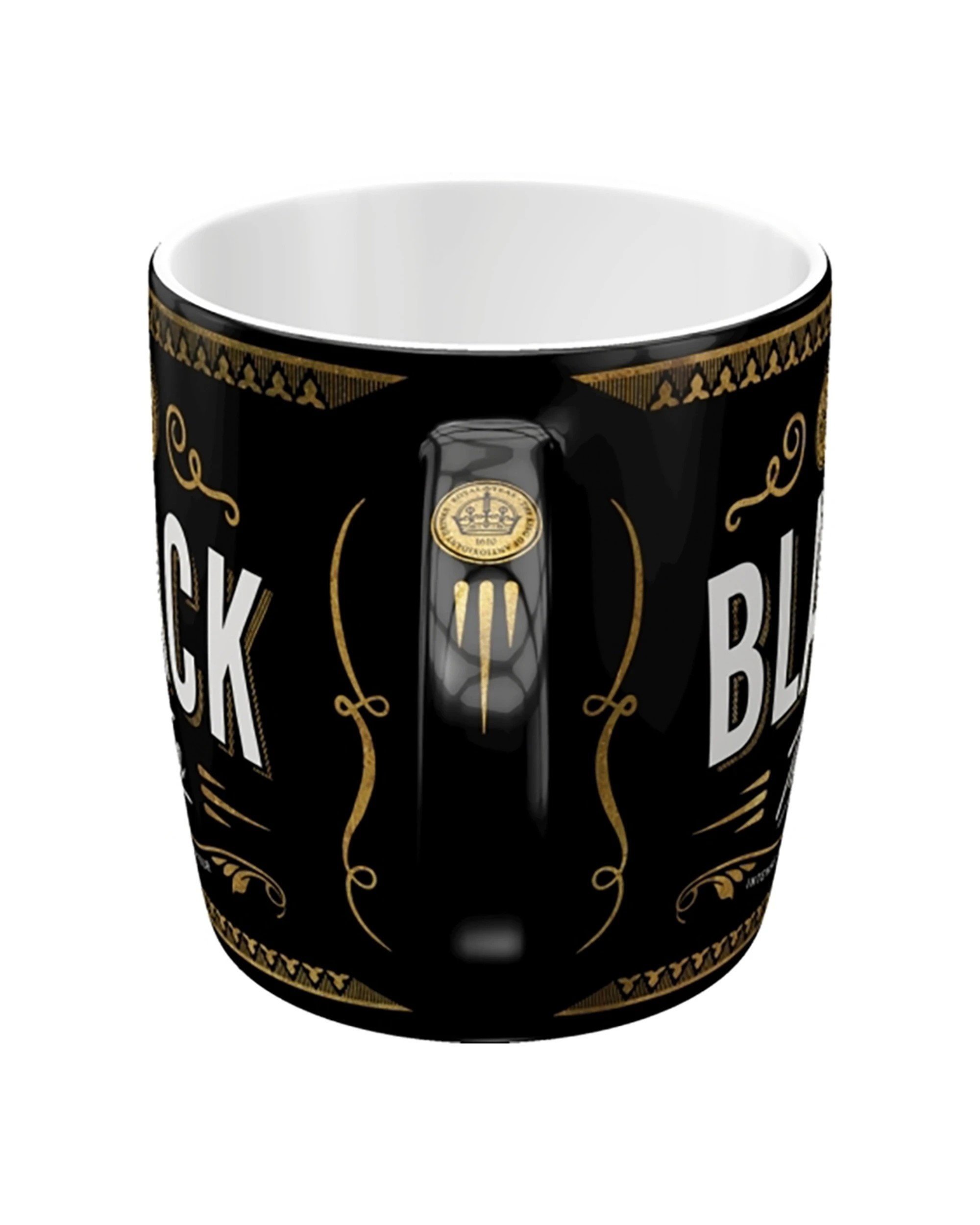 4 Nostalgic-Art 4PK Ceramic Mug 330ml Retro Design - Black Tea - Black, 4 of 5