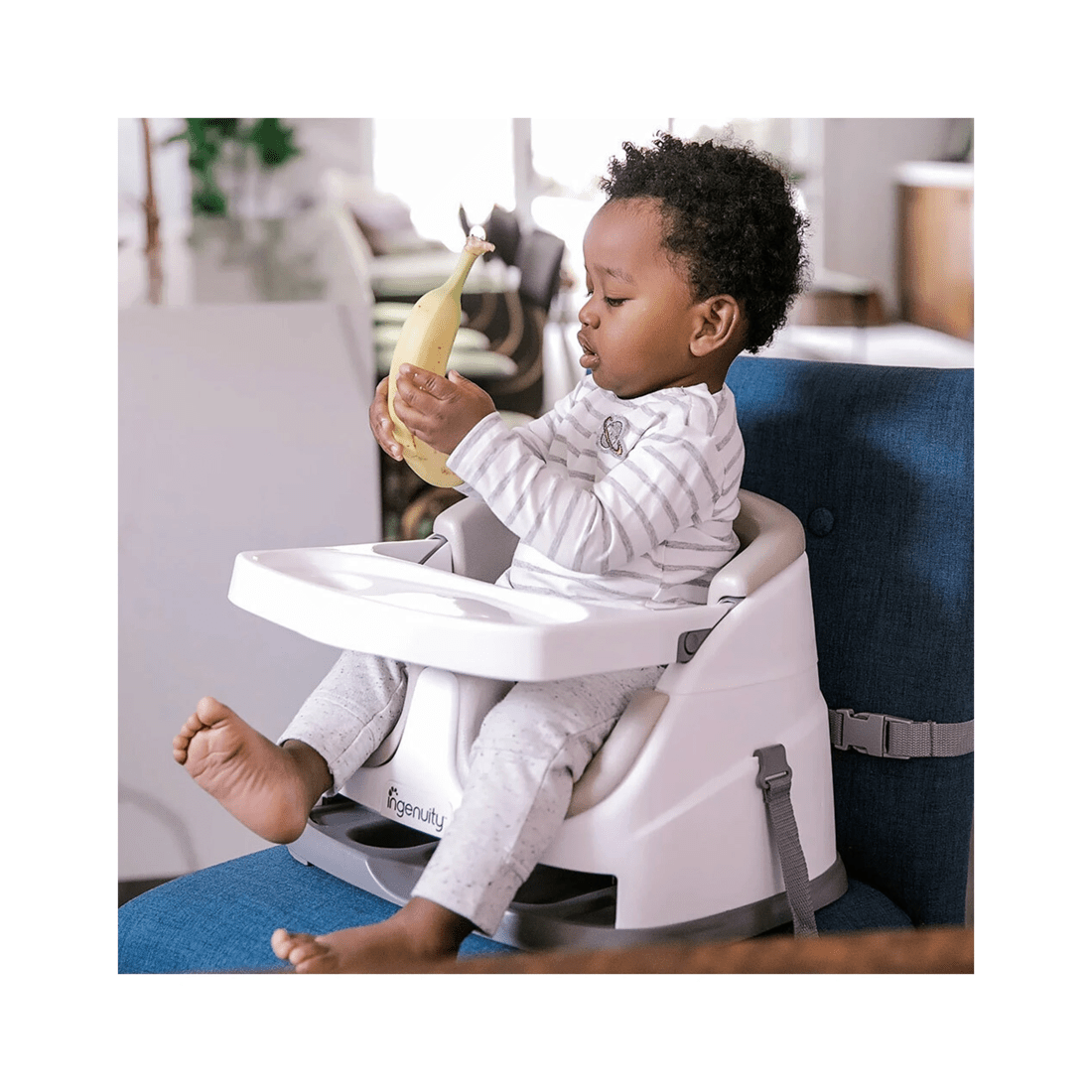 5 Ingenuity 2 In 1 Baby Feeding  Booster Chair Seat - Cashmere
 - Natural, 5 of 10