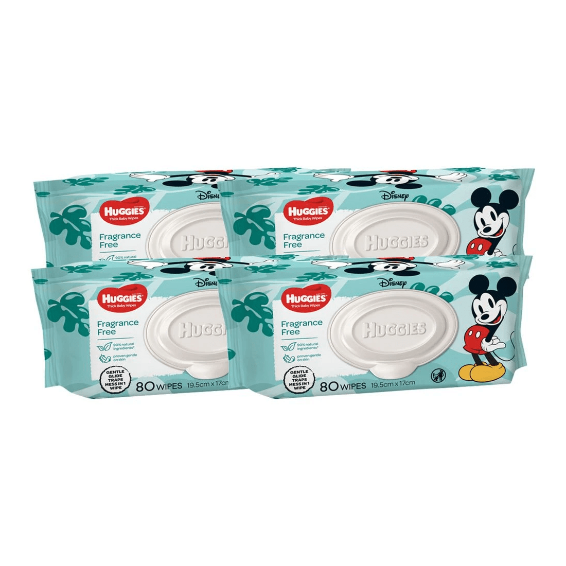 1 Huggies Baby Wipes Unscented 320 Pack, 1 of 2