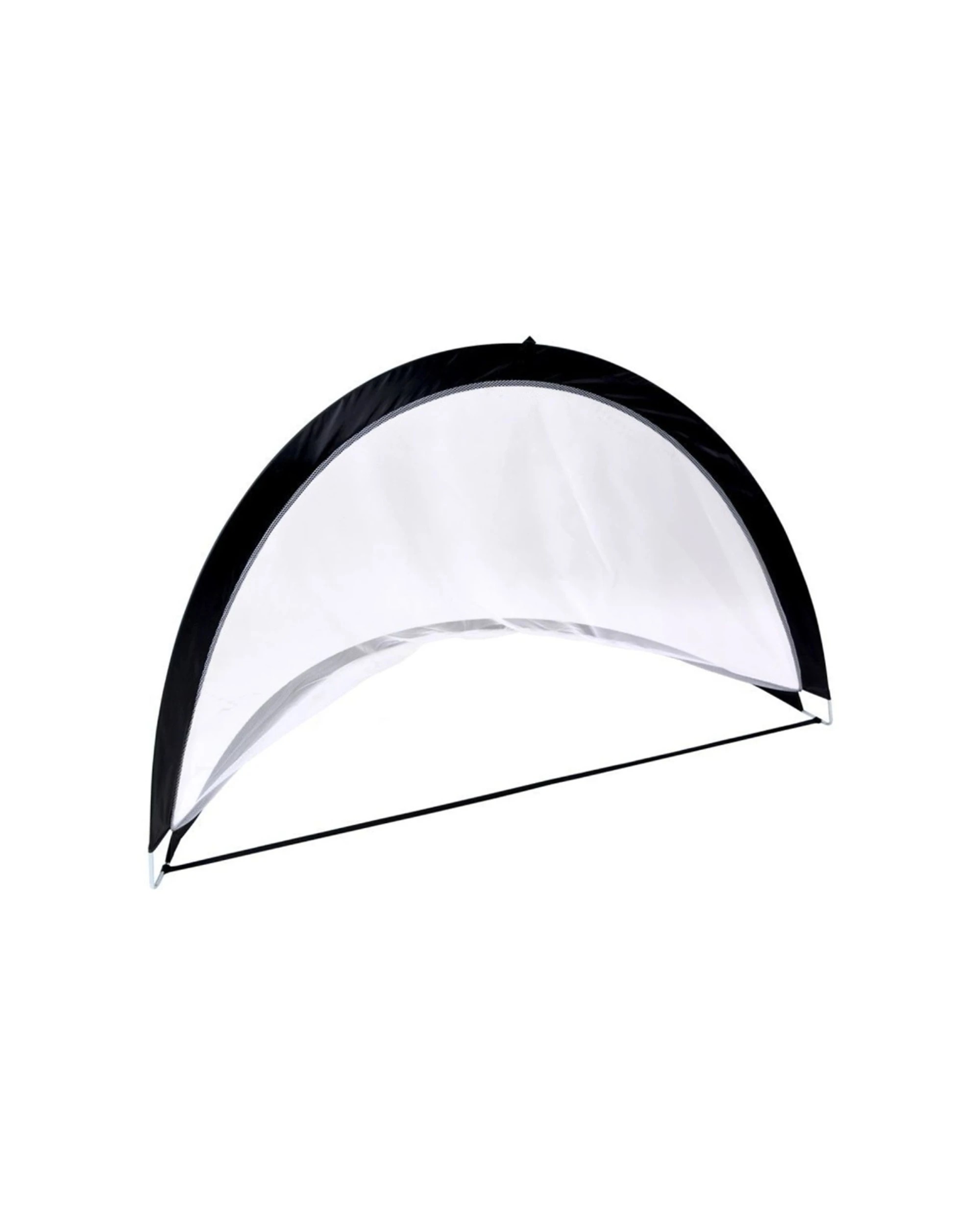 1 Regent 2pc Pop Up Foldable Portable Soccer Football Goal Net With Bag Set 72 Inch - Silver, 1 of 2