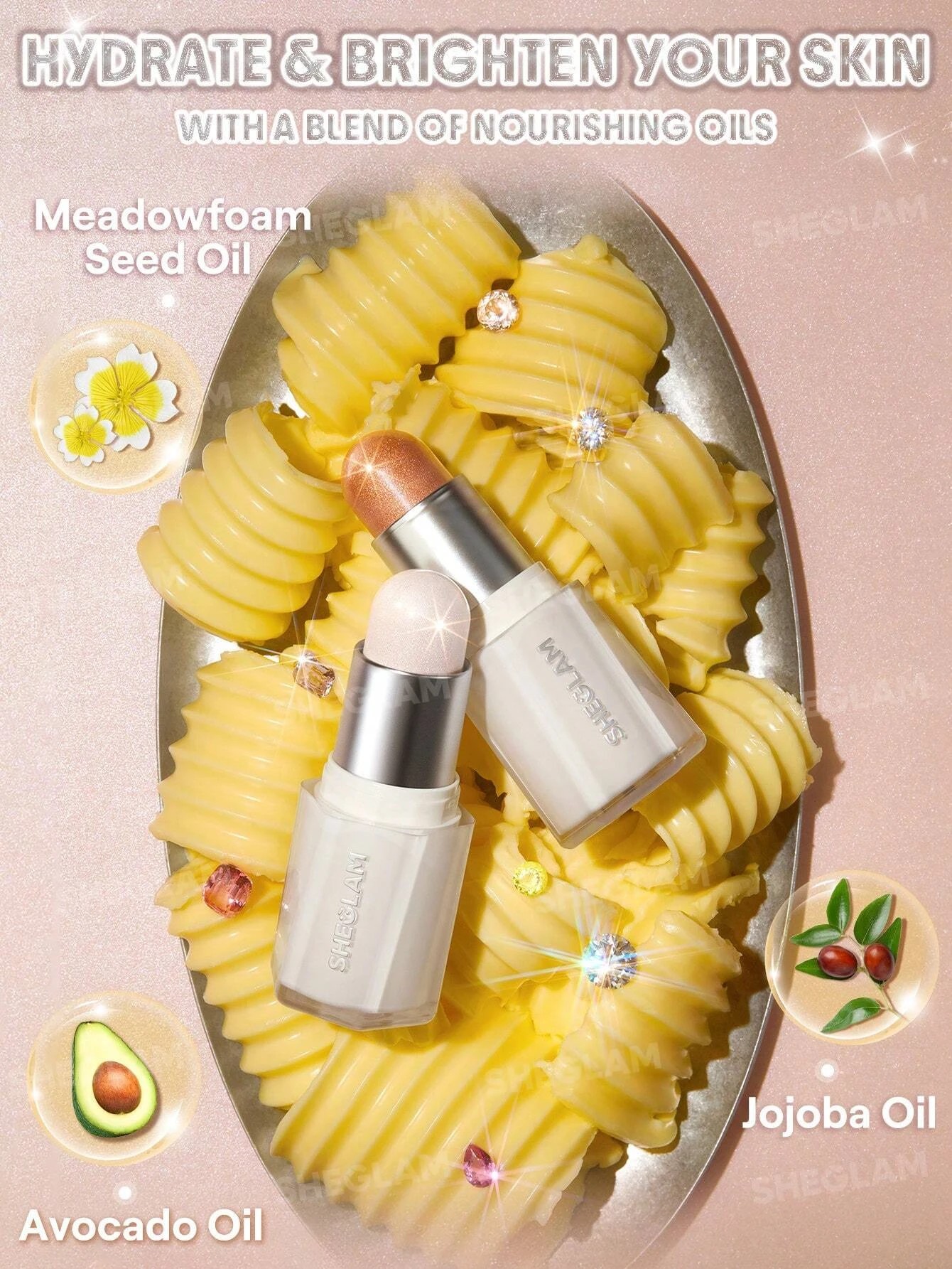 3 SHEGLAM Buttery Bling Highlighter Stick - Golden Rings, 3 of 6
