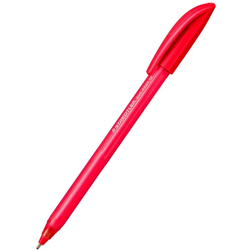 4 Staedtler 430 Stick Ballpoint Pens Medium Black 10 Pack, 4 of 7