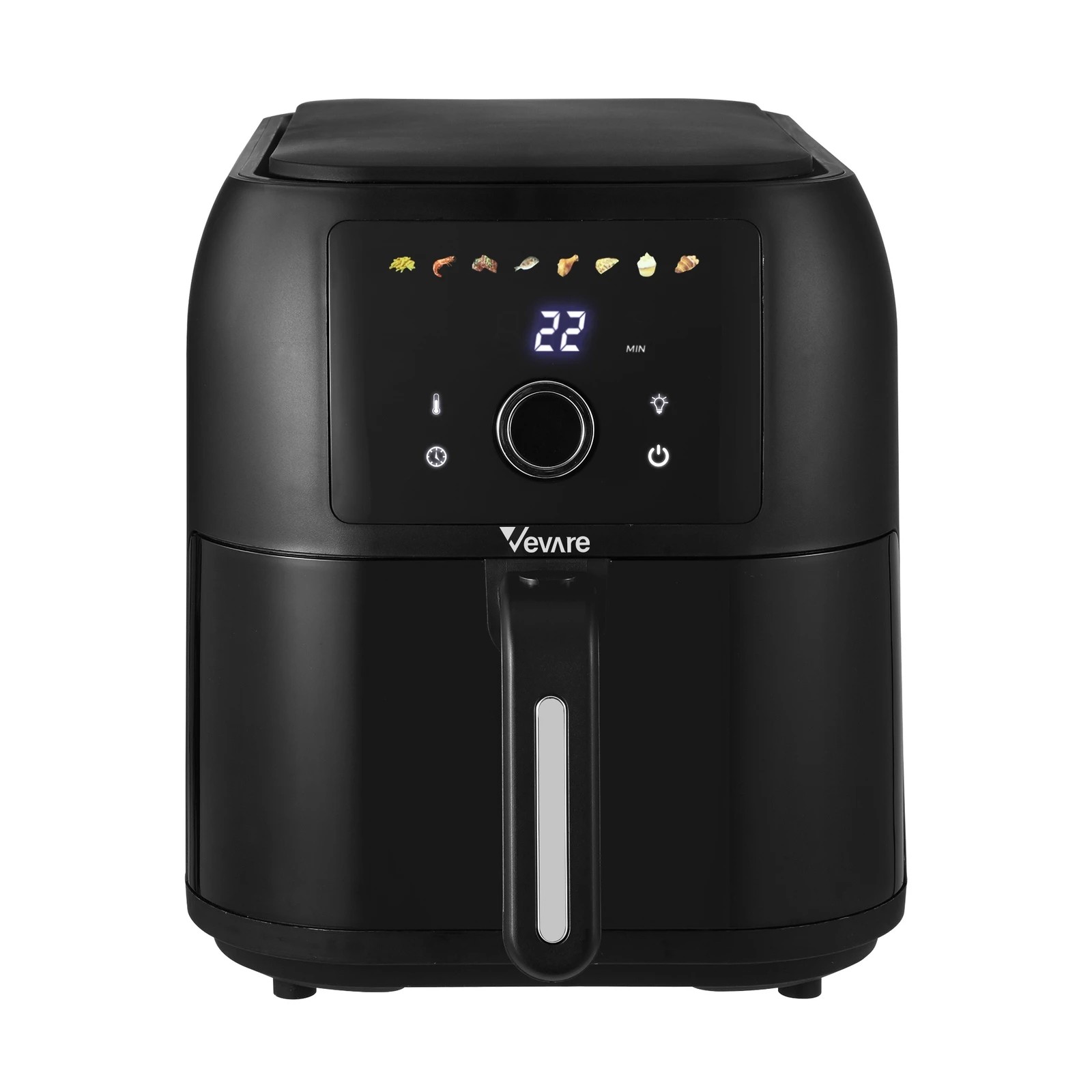 5 Vevare Air Fryer 8l Fryers Oven Digital Touch Oil Free Cooker 1700w Kitchen
 - Black, 5 of 7