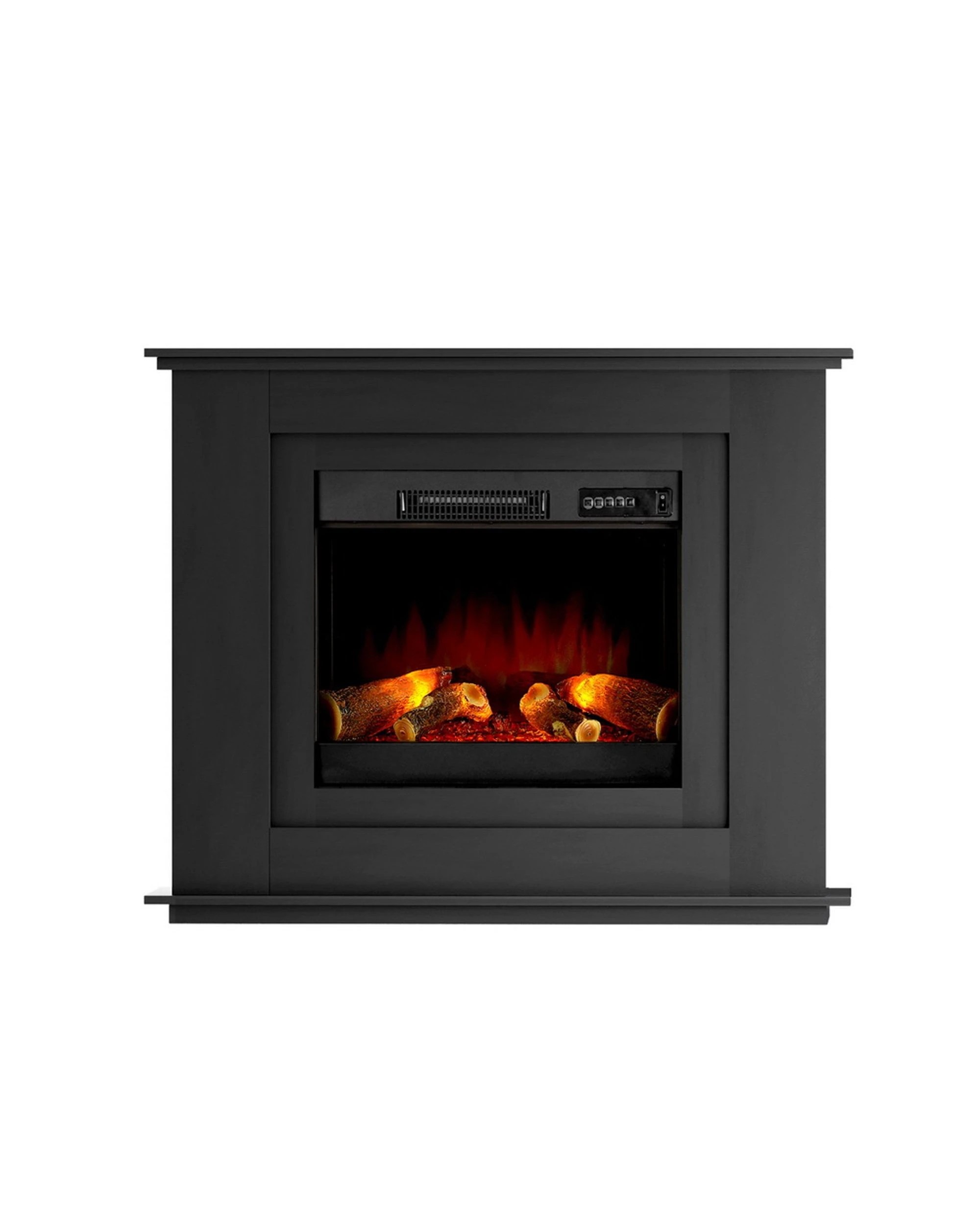 1 Devanti Electric Fireplace Fire Heater 2000w
 - Black, 1 of 3