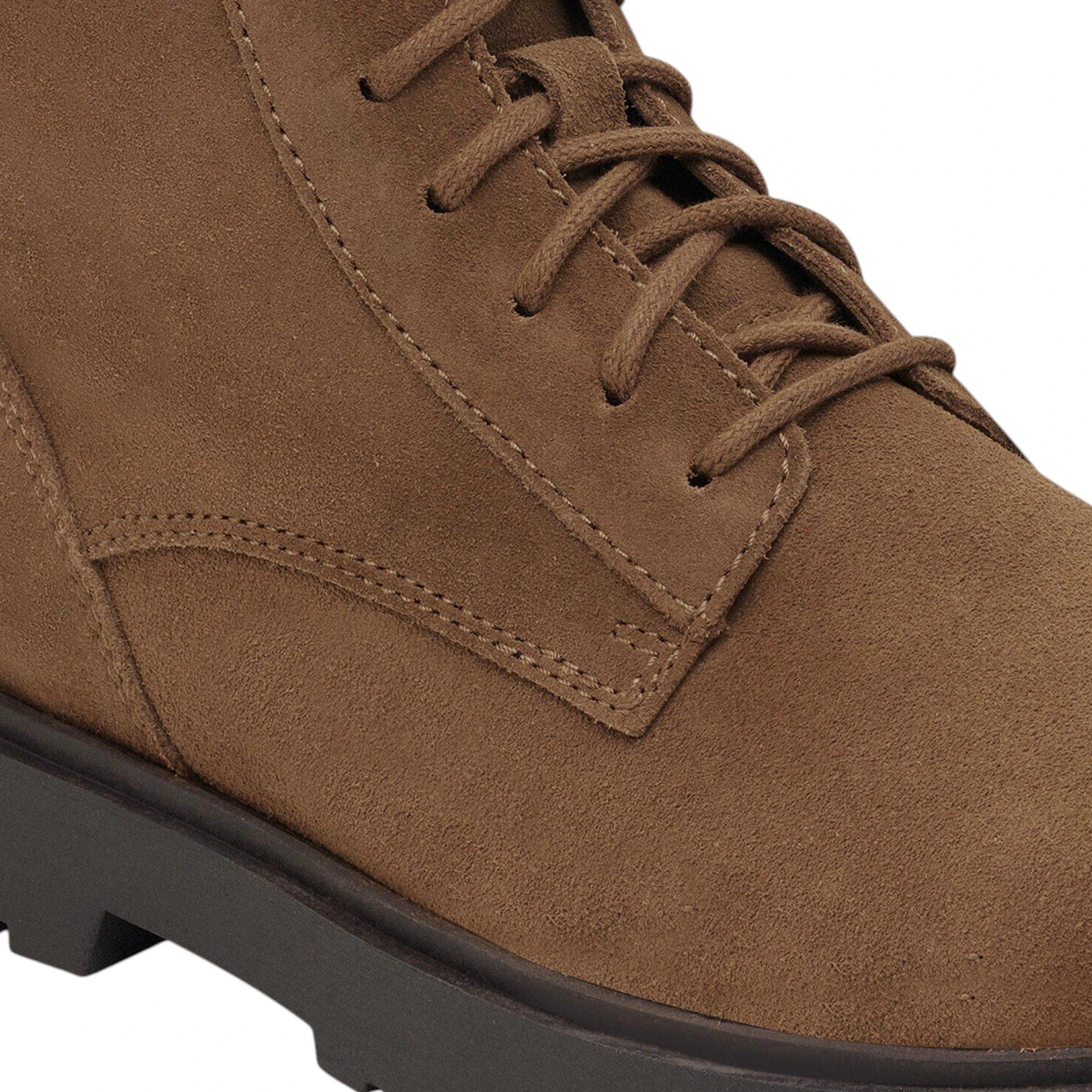 6 Birkenstock Mens Highwood Lace Mid Shoes Suede Leather Boots DARK TEA, 6 of 6