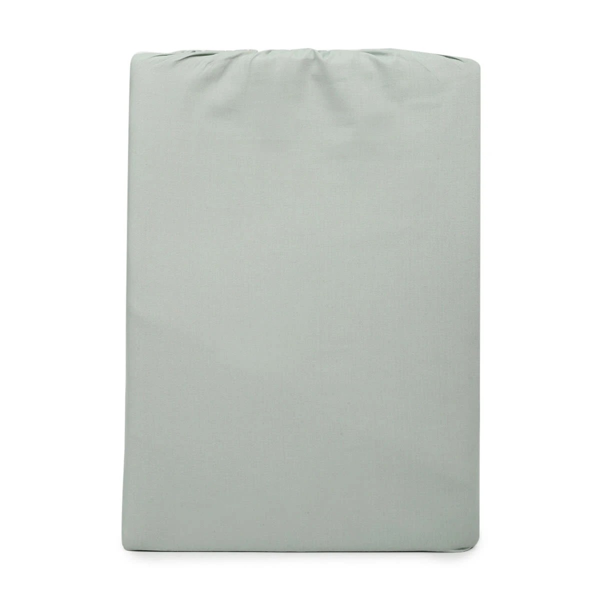 6 250 Thread Count Cotton Rich Sheet Set - Queen Bed, Eucalyptus, 6 of 7