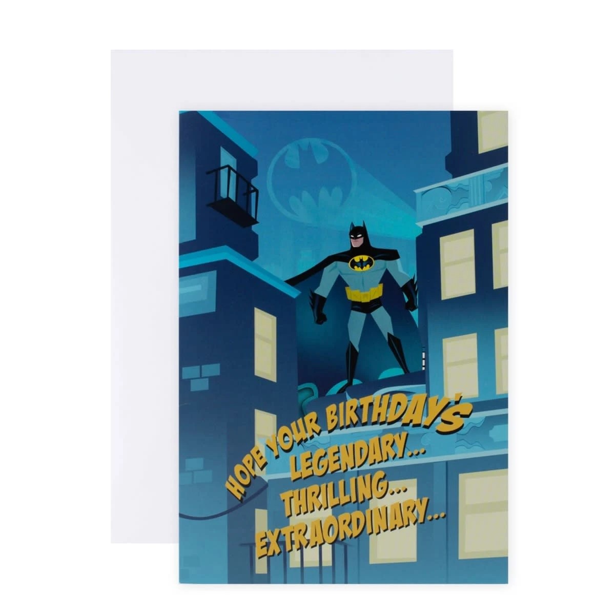 1 Hallmark DC Comics Batman Interactive Birthday Card - Legendary, Thrilling and Extraordinary, 1 of 4
