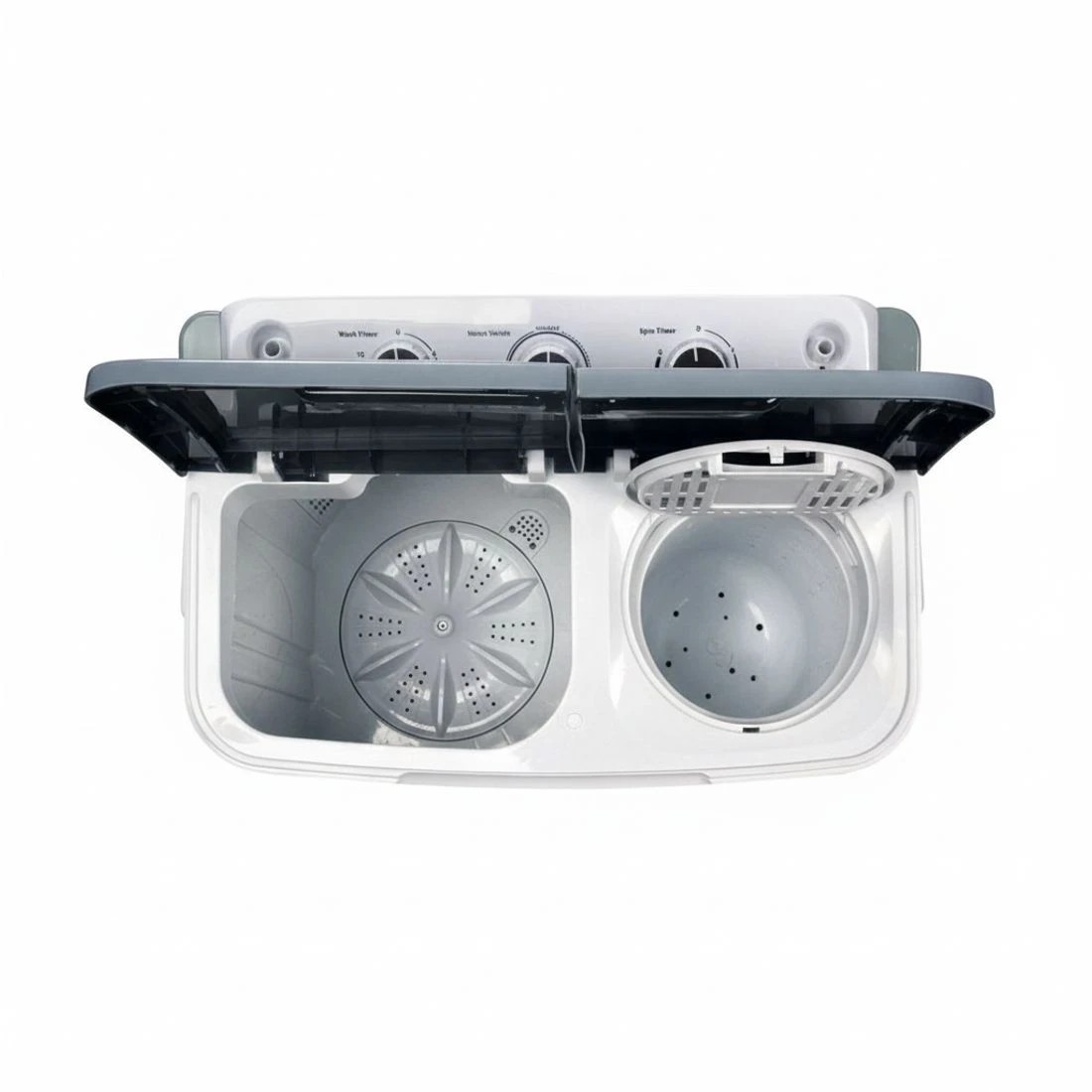 6 Devanti Portable Washing Machine Twin Tub 4.6KG - White, 6 of 8