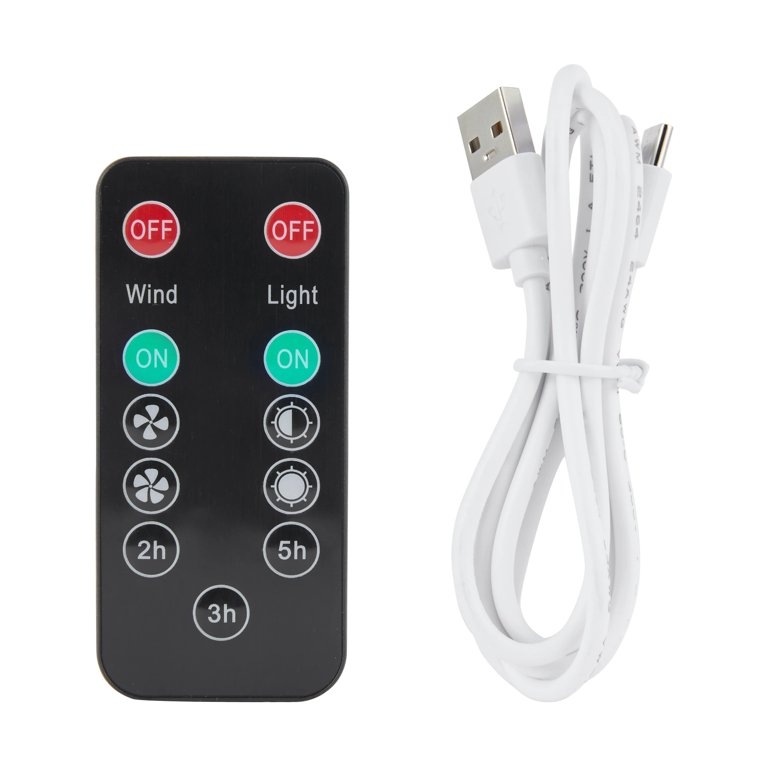 6 Rechargeable Fan Light with Remote, 6 of 10