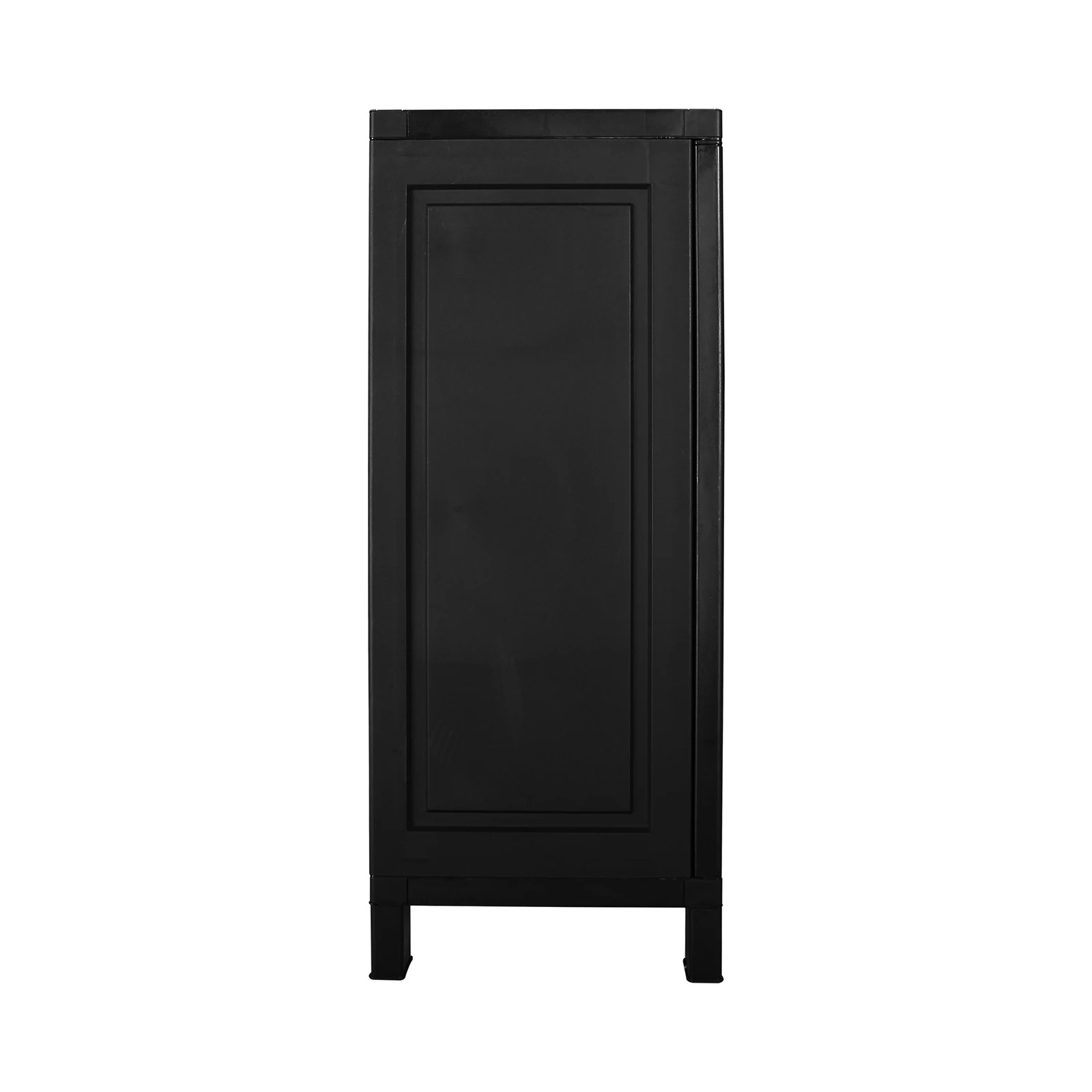 6 Livsip Outdoor Storage Cabinet Box Garden Garage Cupboard Adjustable Lockable - Black, 6 of 7