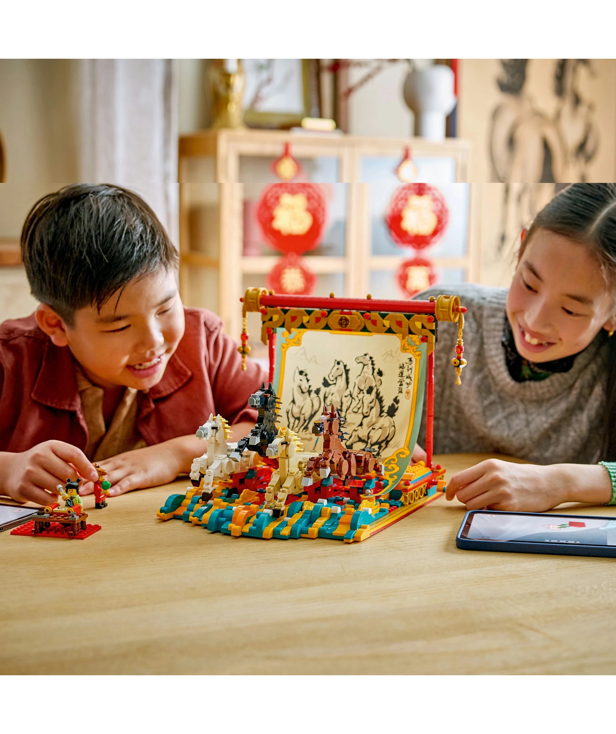 9 LEGO Spring Festival Galloping Horses Canvas 80119, 9 of 10