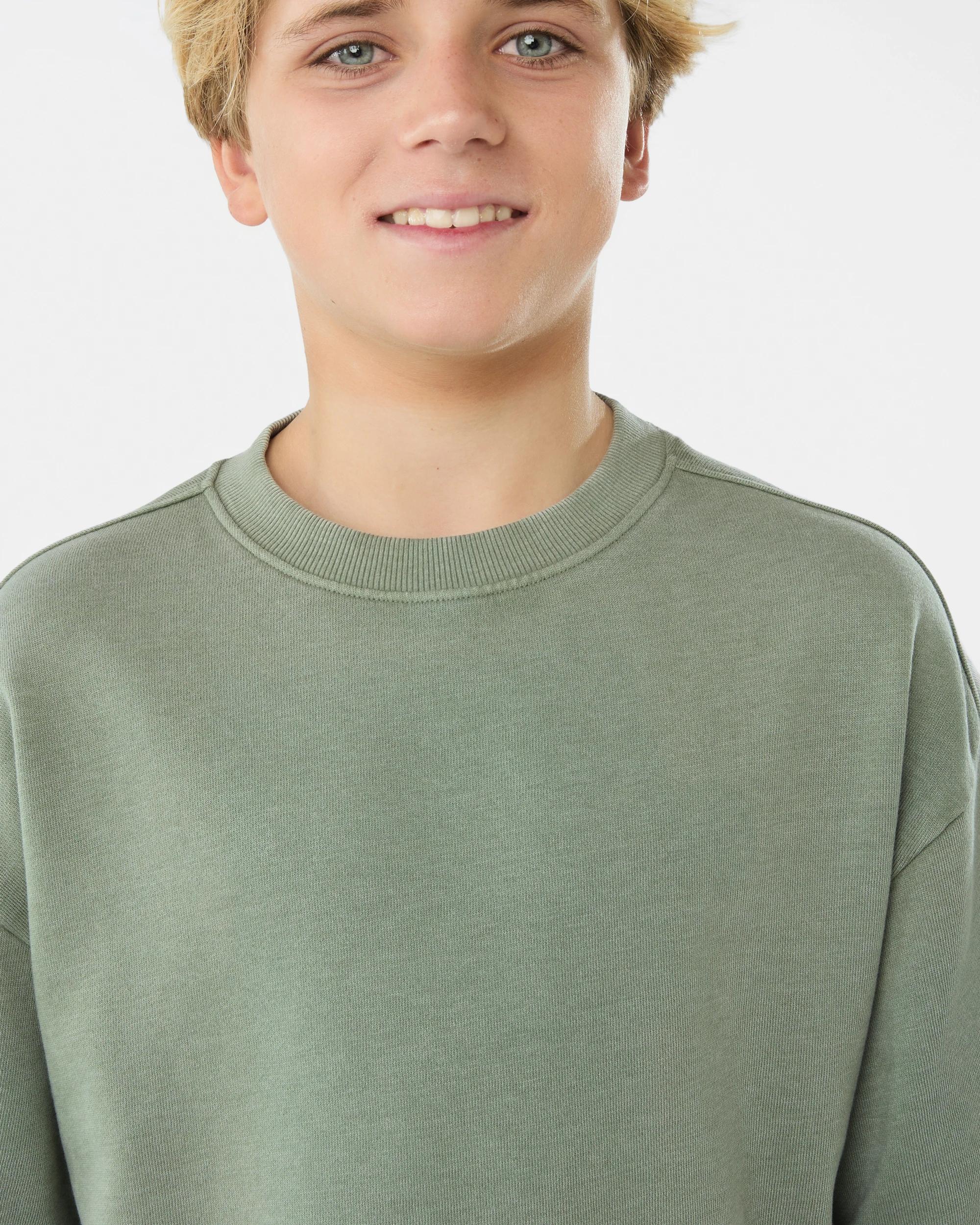 4 Short Sleeve Oversized Heavyweight T-shirt Mnr Khk, 4 of 7