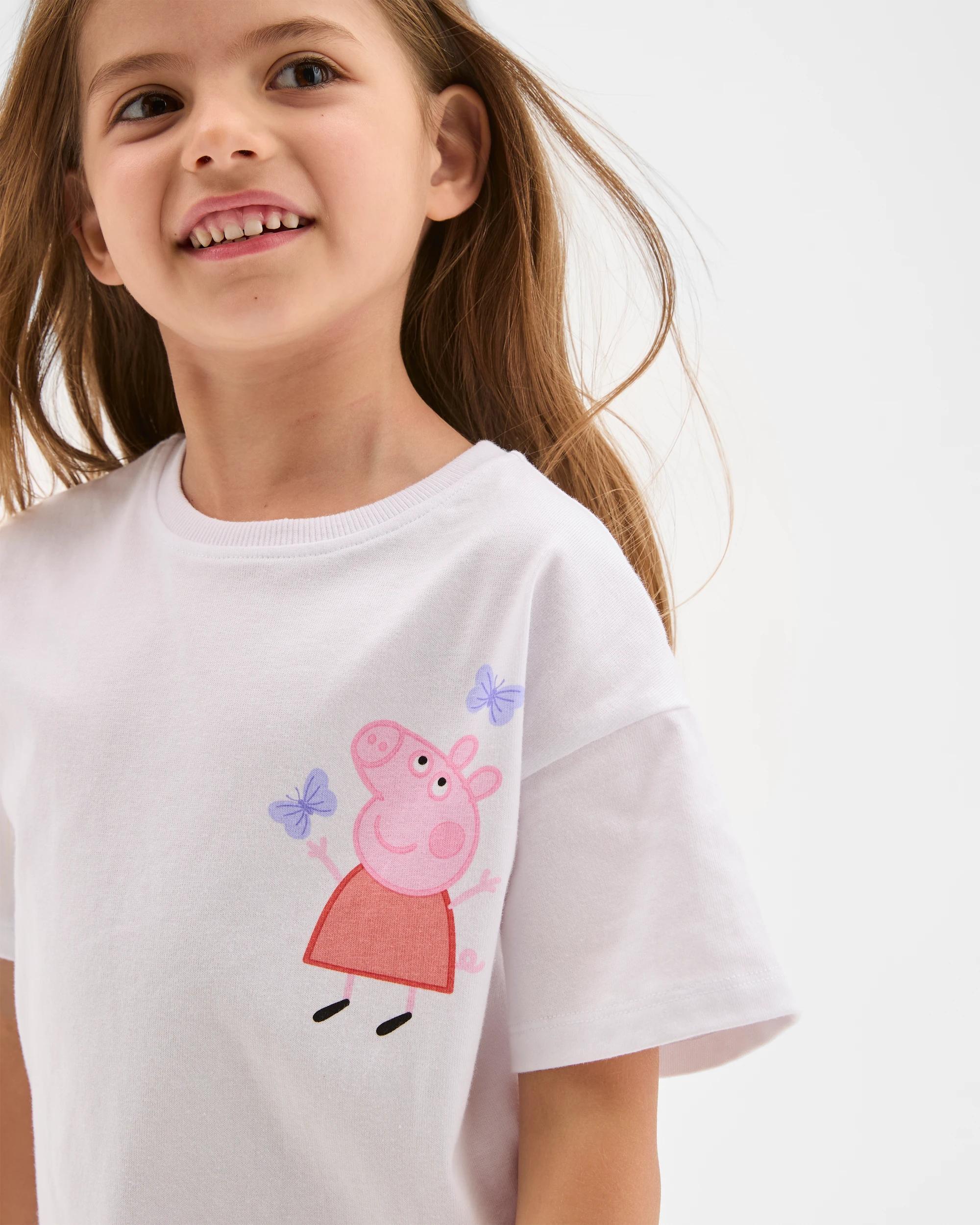 2 Peppa Pig Australian Cotton Top and Flare Pants Set , 2 of 7