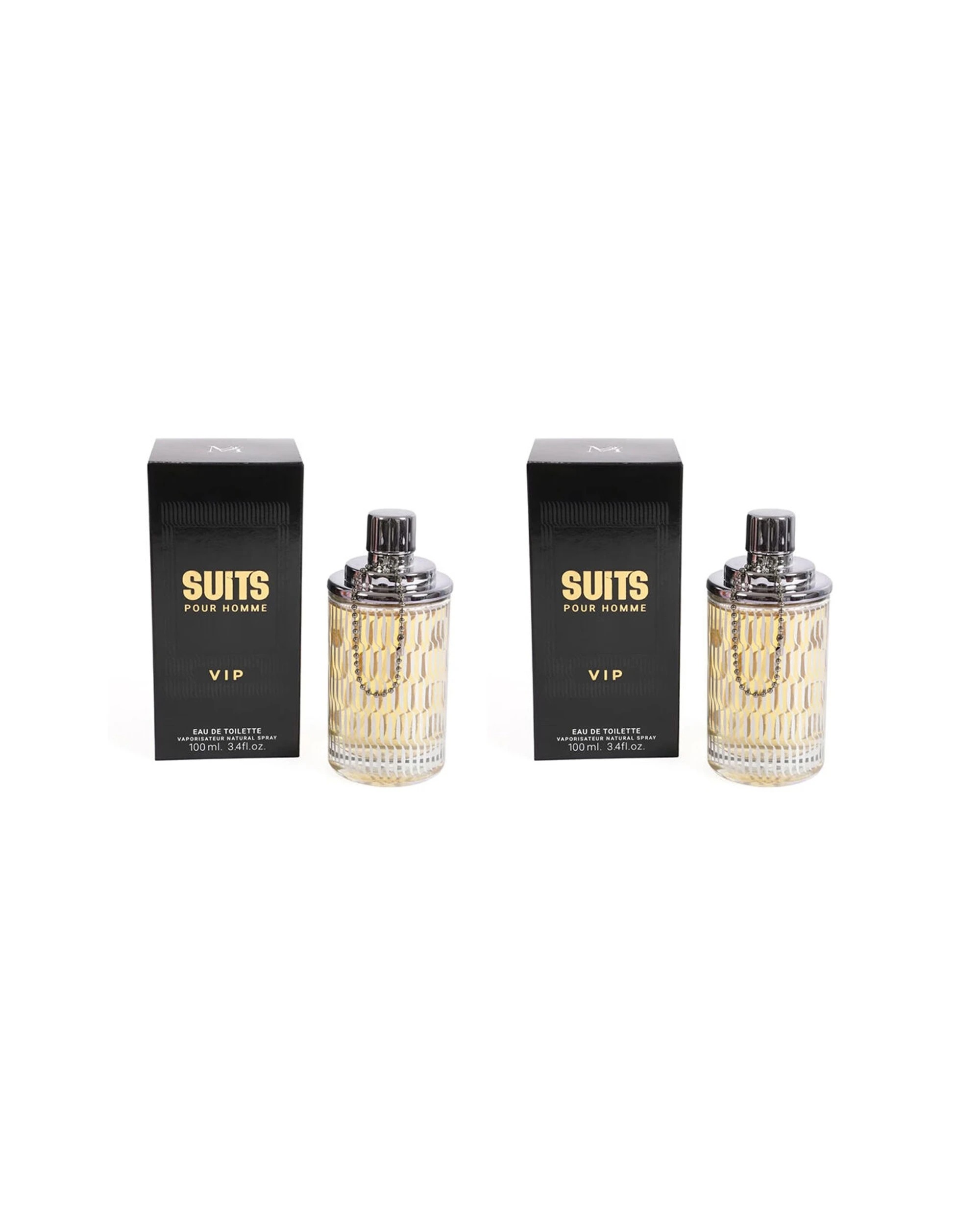1 Mirage Suits Vip Edt Eau De Toilette Fragrance 100Ml Perfume Spray For Men 2Pk - Black, 1 of 1