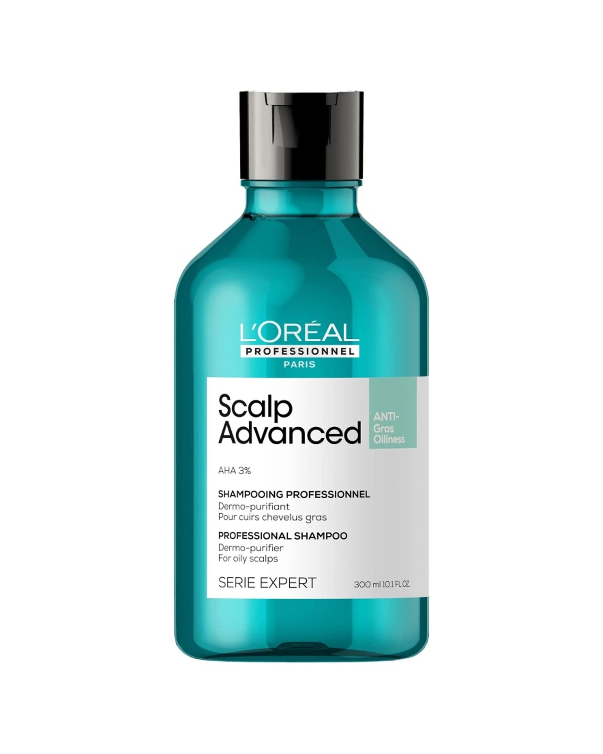 1 L'Oreal Professionnel Scalp Advanced Oiliness Shampoo 300ml Oily Hair Care - Blue, 1 of 1