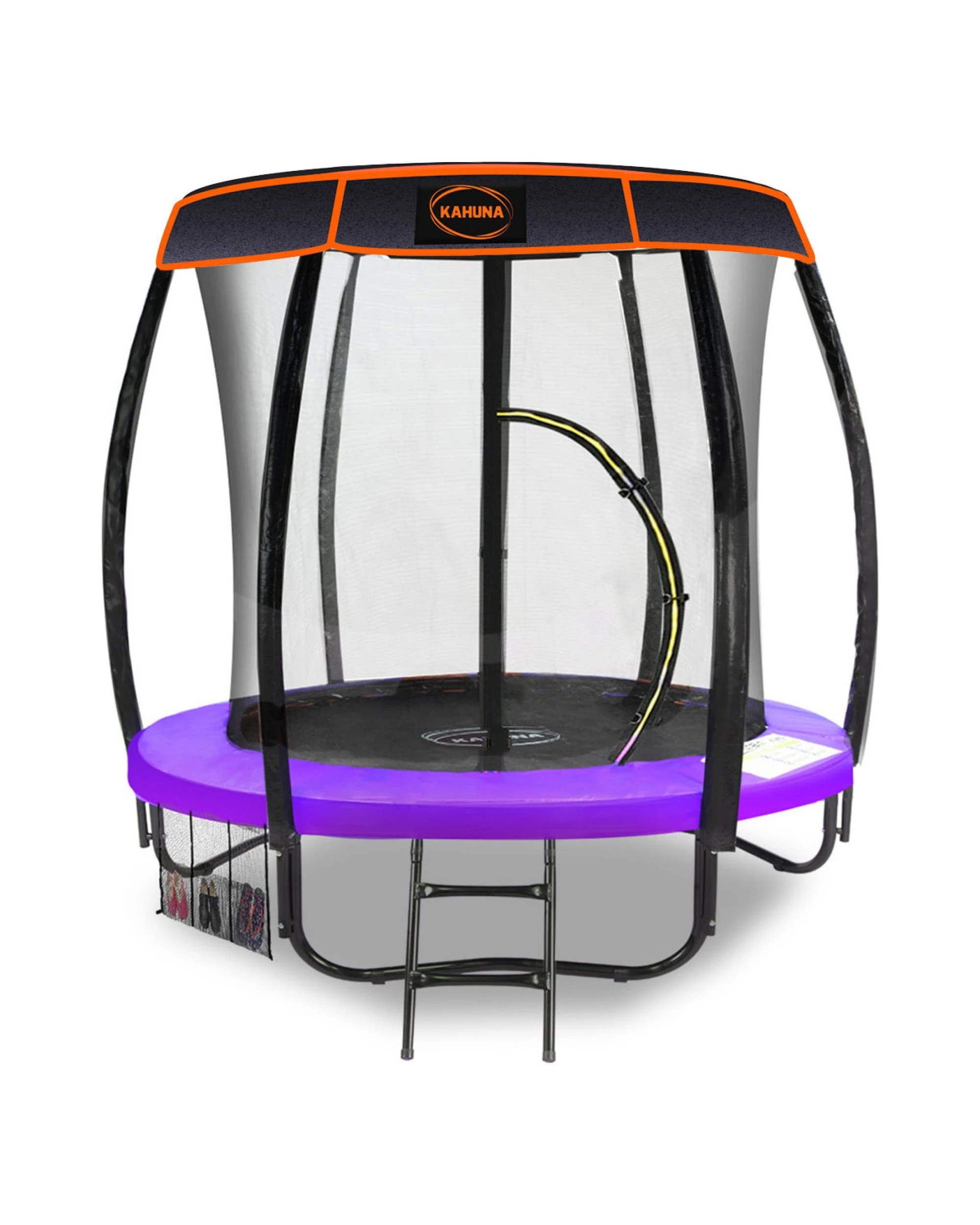 1 Kahuna Trampoline 6ft with Roof Cover - Purple, 1 of 7