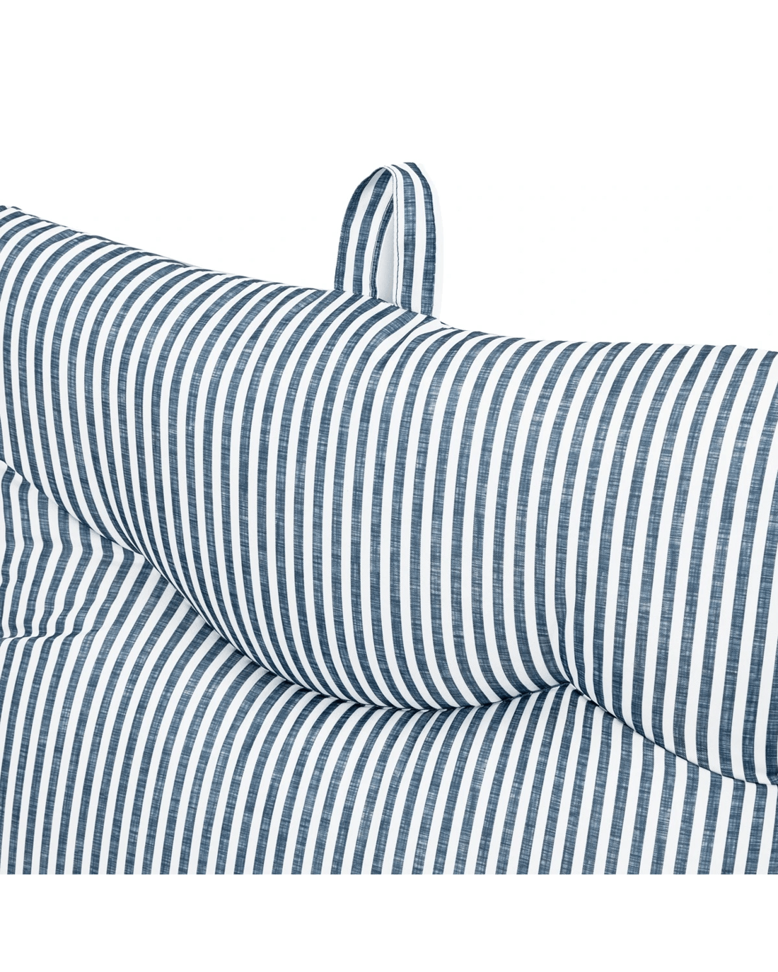 5 Outdoor High Back Cushion - Blue Stripe, 5 of 10