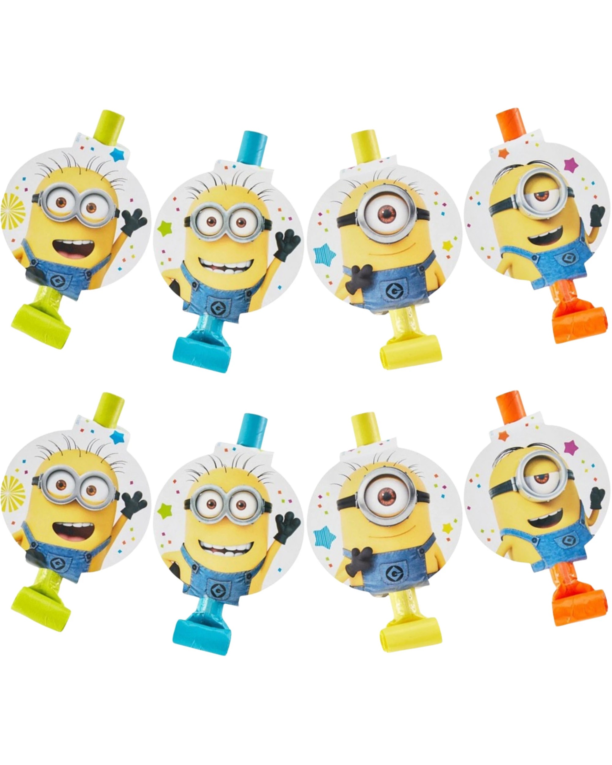 1 Amscan Inc. Despicable Me 3 Party Blowers Pack of 8, 1 of 3