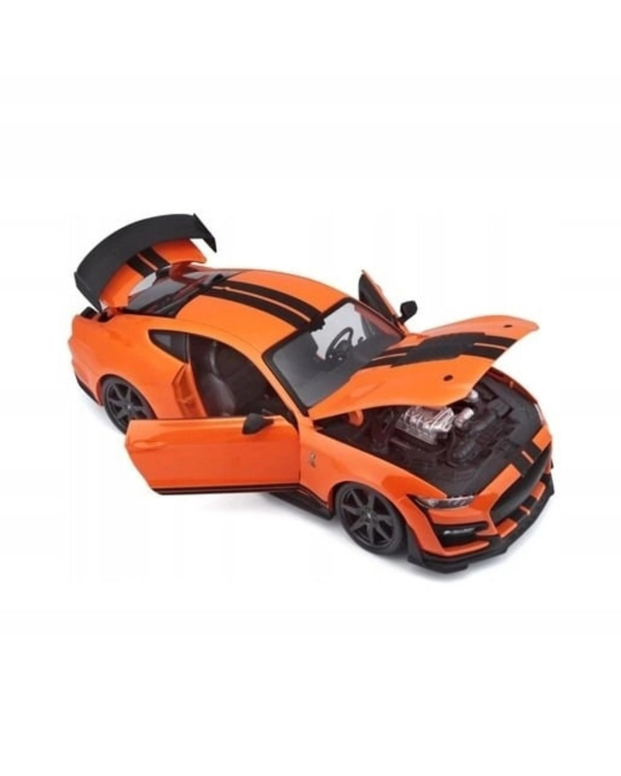 4 Maisto 2020 Ford Mustang Shelby GT-500 Orange 1:24 Scale Special Edition Vehicle, 4 of 4