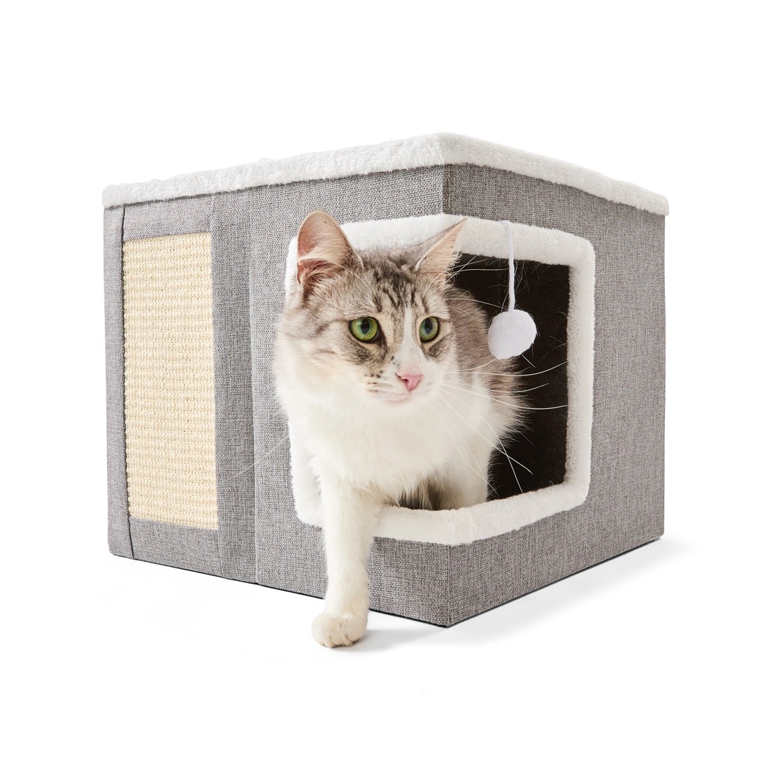 1 Cat Scratcher Cube House, 1 of 10