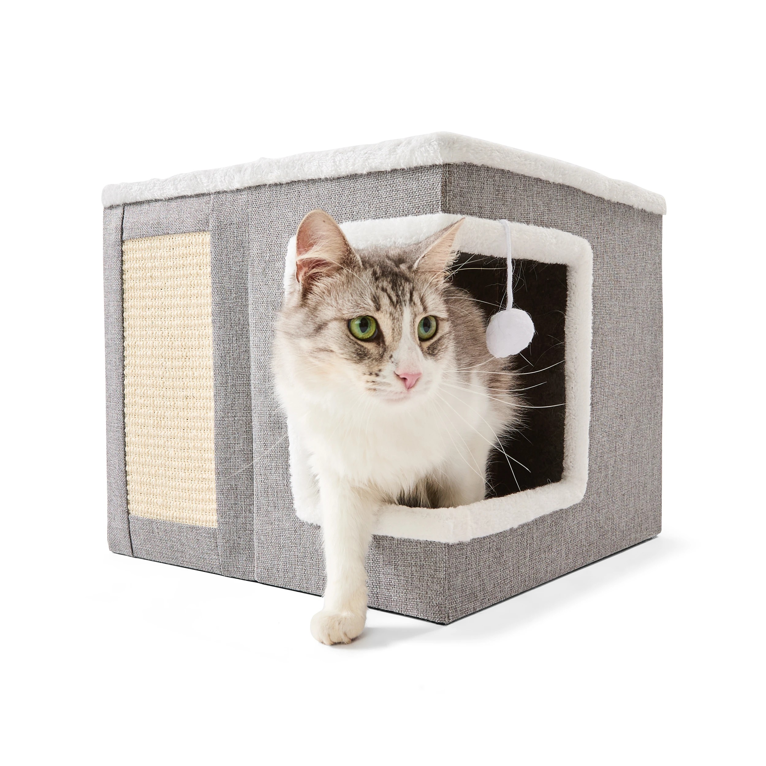 1 Cat Scratcher Cube House, 1 of 10