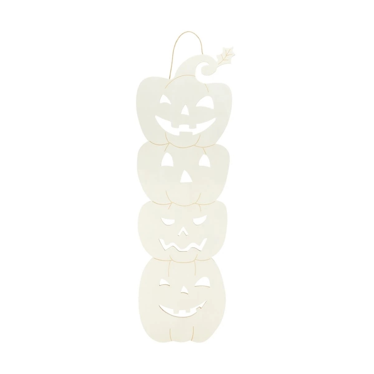 1 Halloween Craft Wood Blank - Totem Pumpkin, 1 of 4