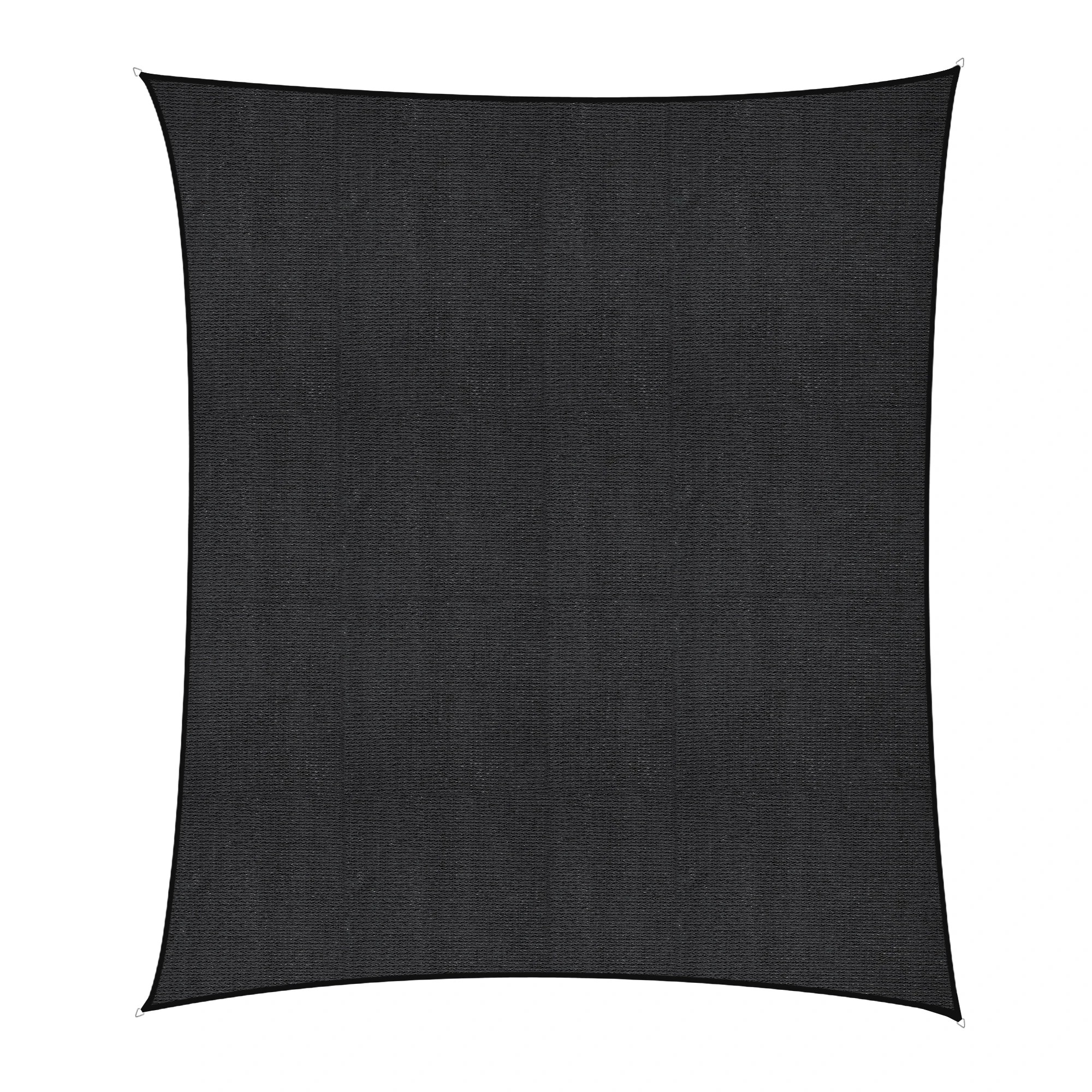 1 Instahut Sun Shade Sail Cloth 98% UV Block Outdoor Canopy Rectangle 5X6M - Black, 1 of 9